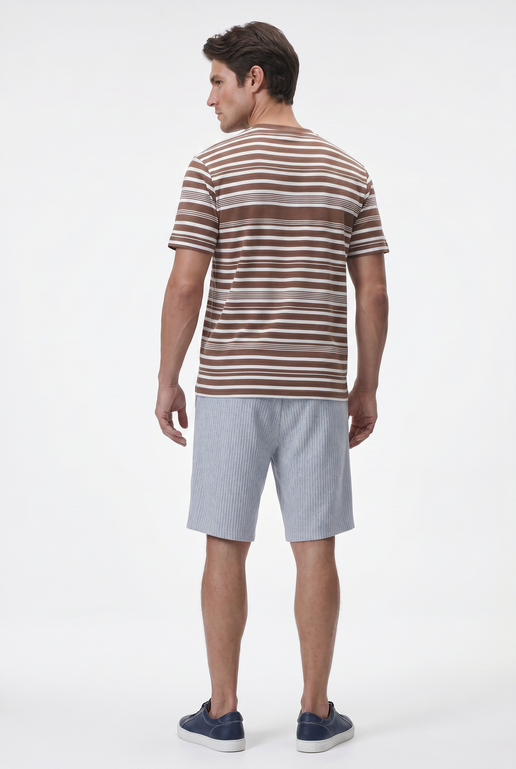 Grey Relaxed Casual Shorts