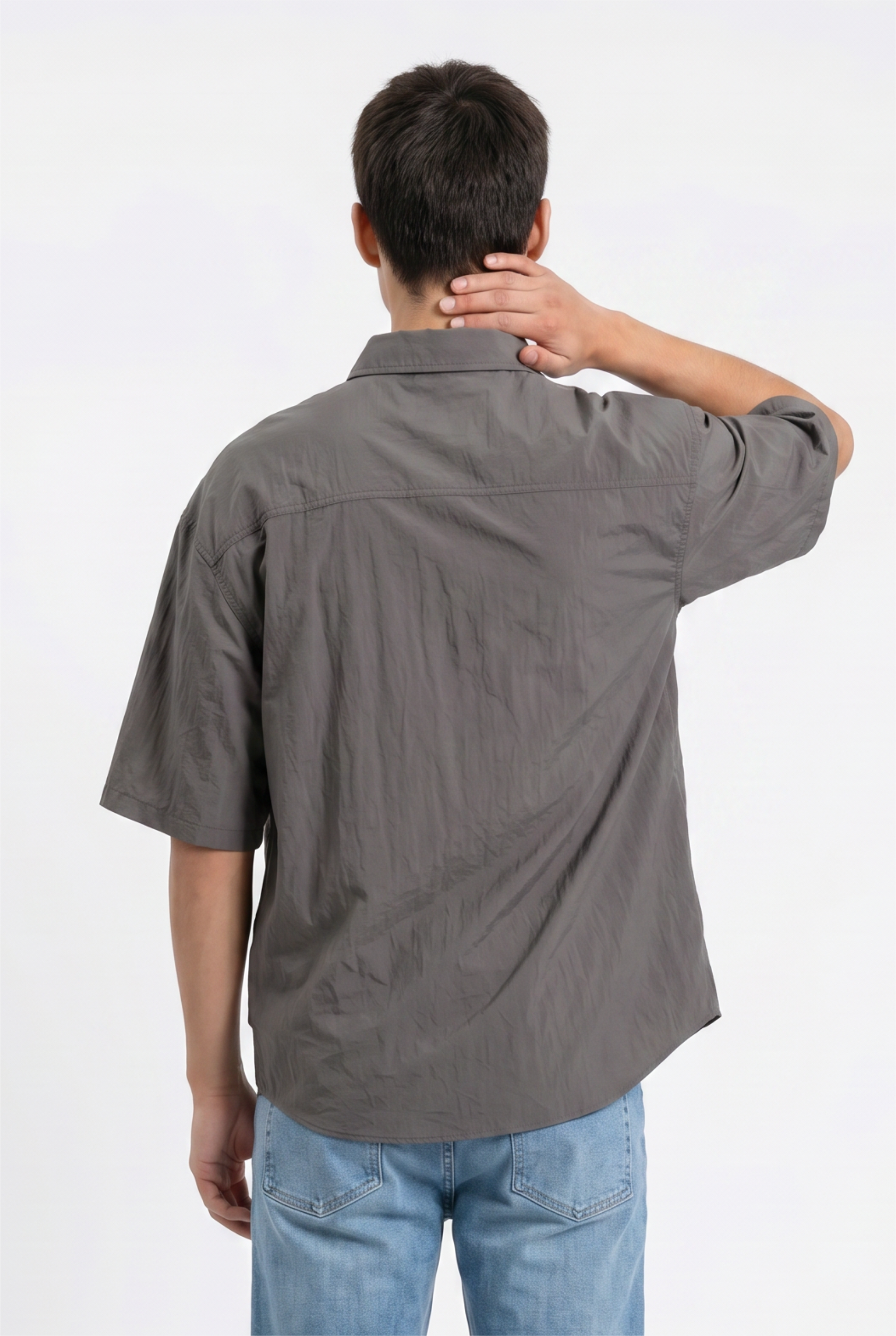Grey Relaxed Oversized Tee