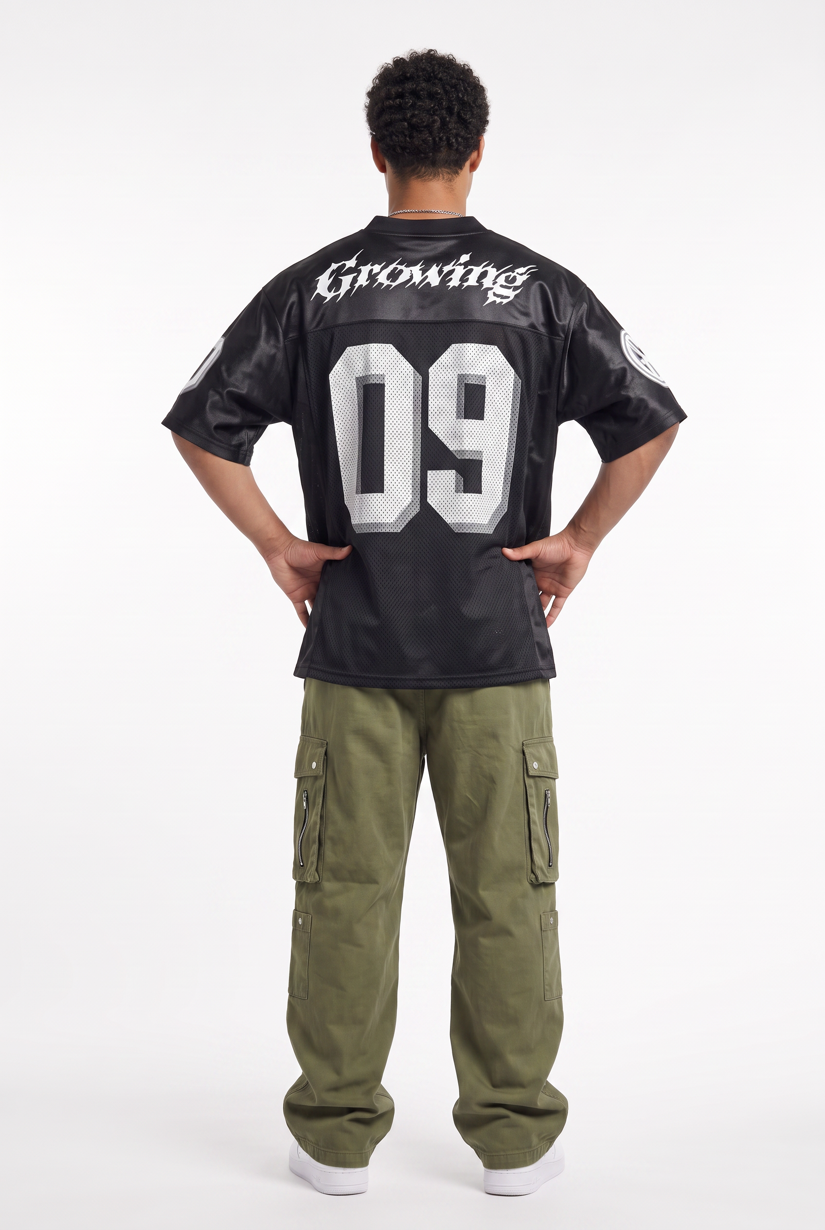 Black Dropped Shoulder Oversized Tee