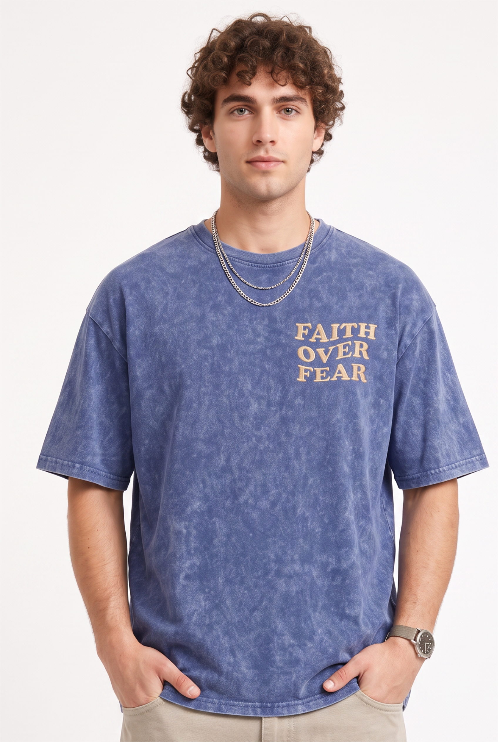 Denim Washed Graphic Tee