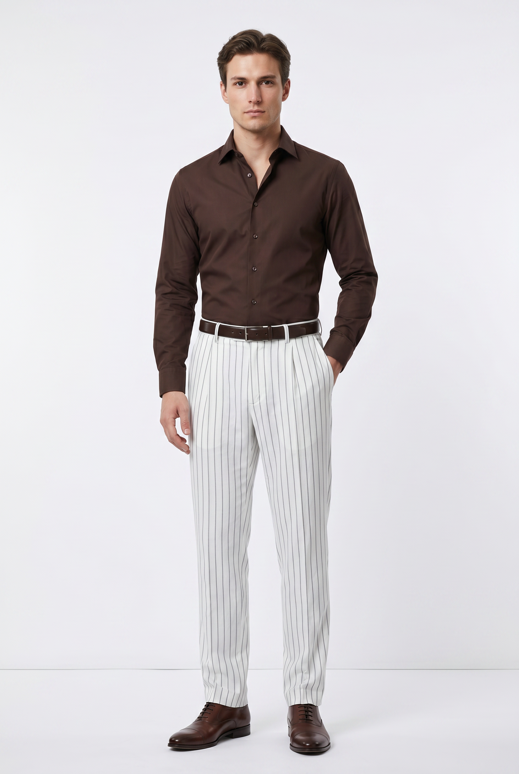 White Slim Formal Trouser