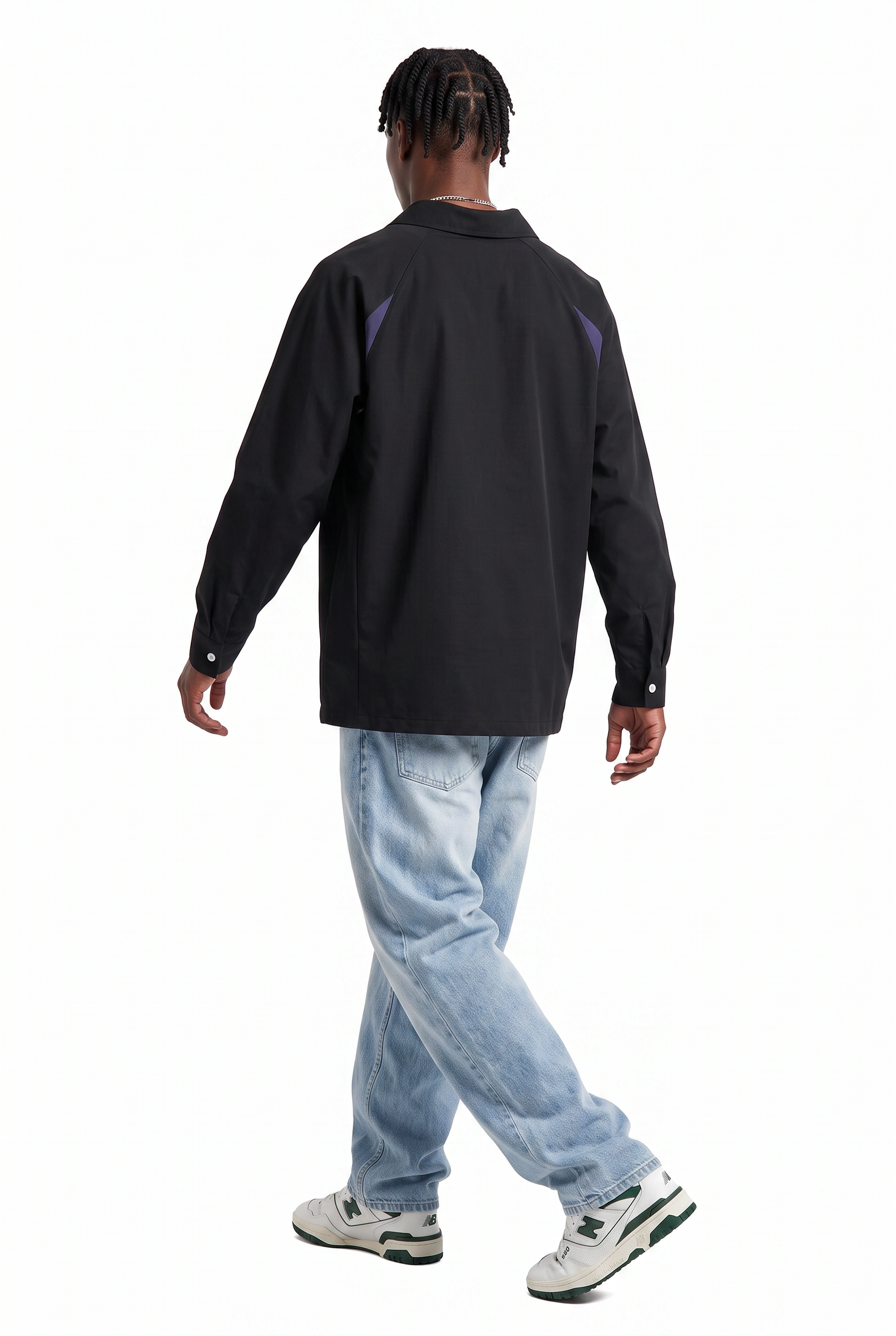 Black Chest Pocket Casual Shirt