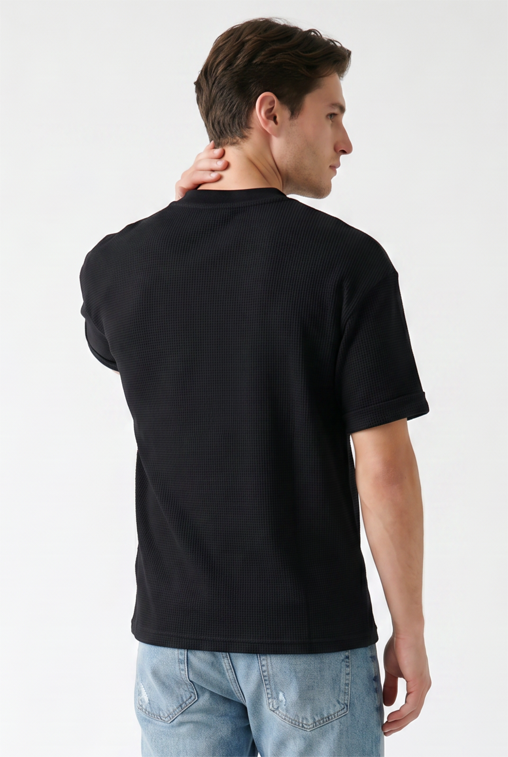 Black Relaxed Graphic Tee