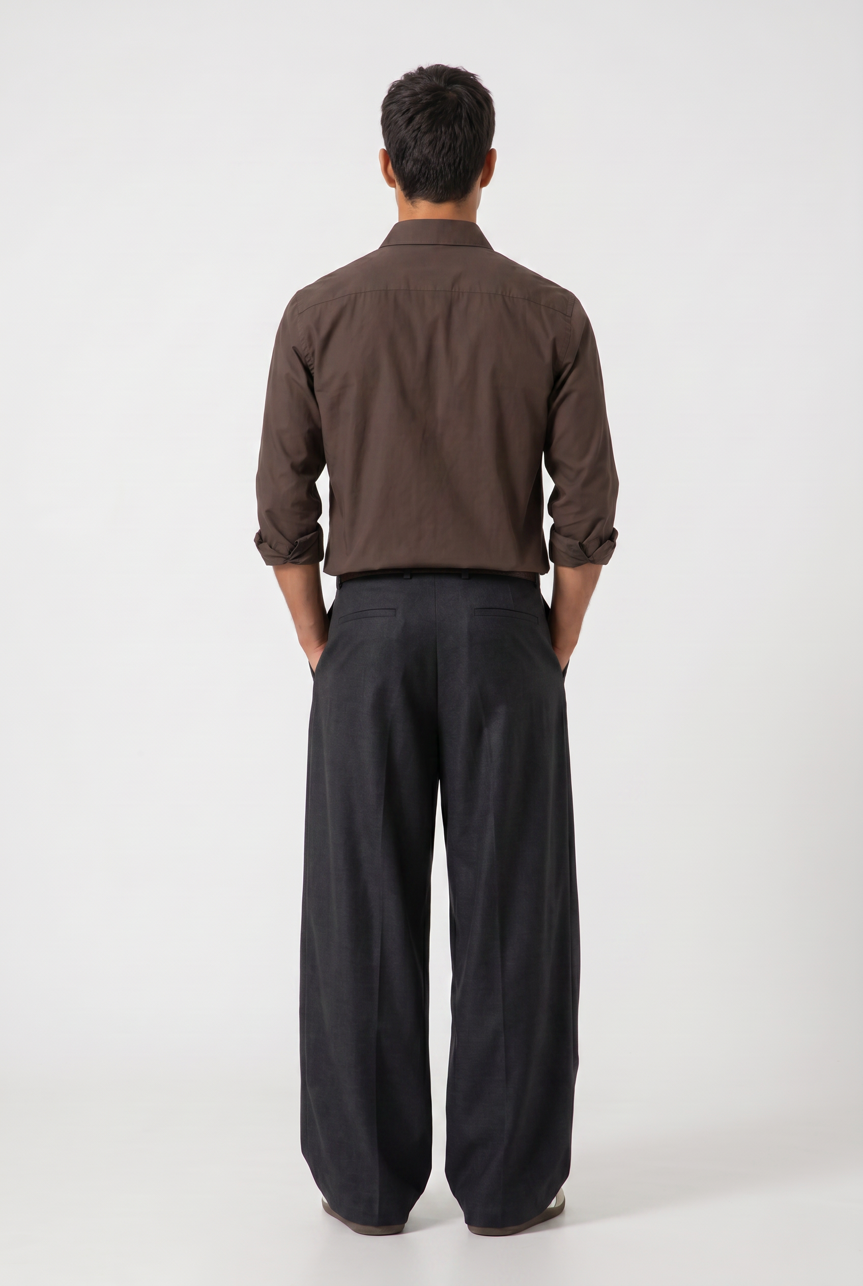 Black Relaxed Casual Trouser