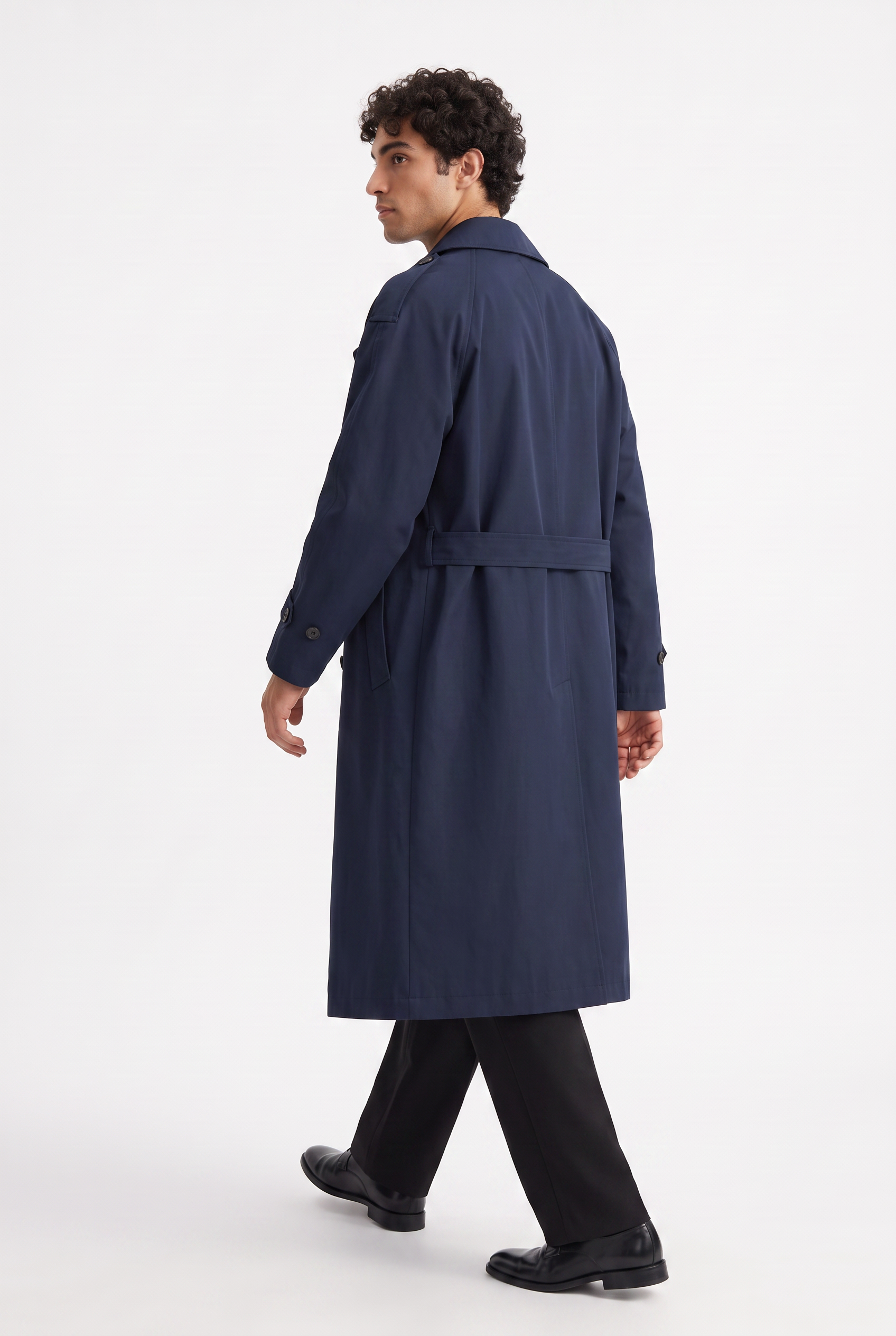 Navy Slim Single-Button Blazer