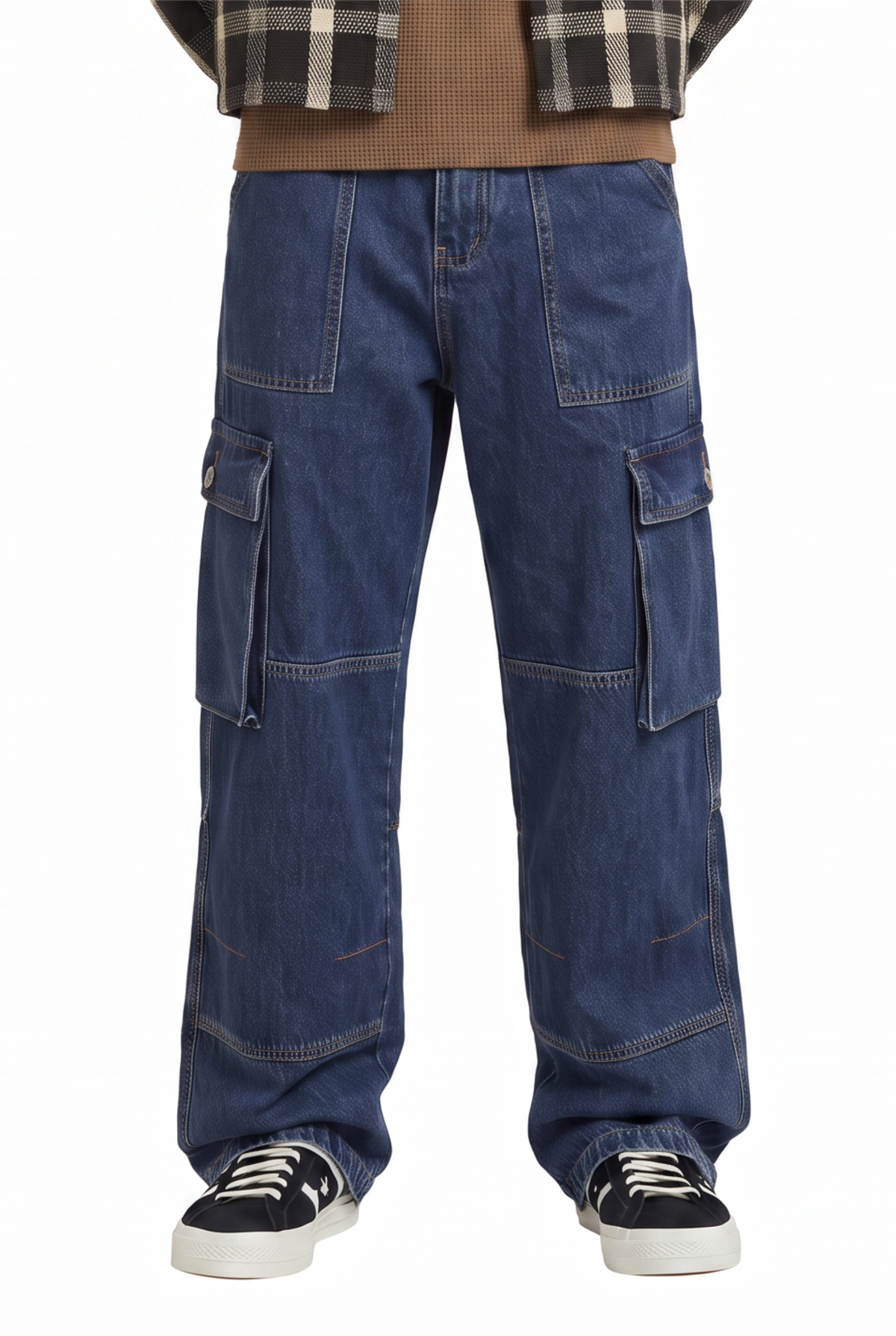 Cargo Indigo Denim Trousers