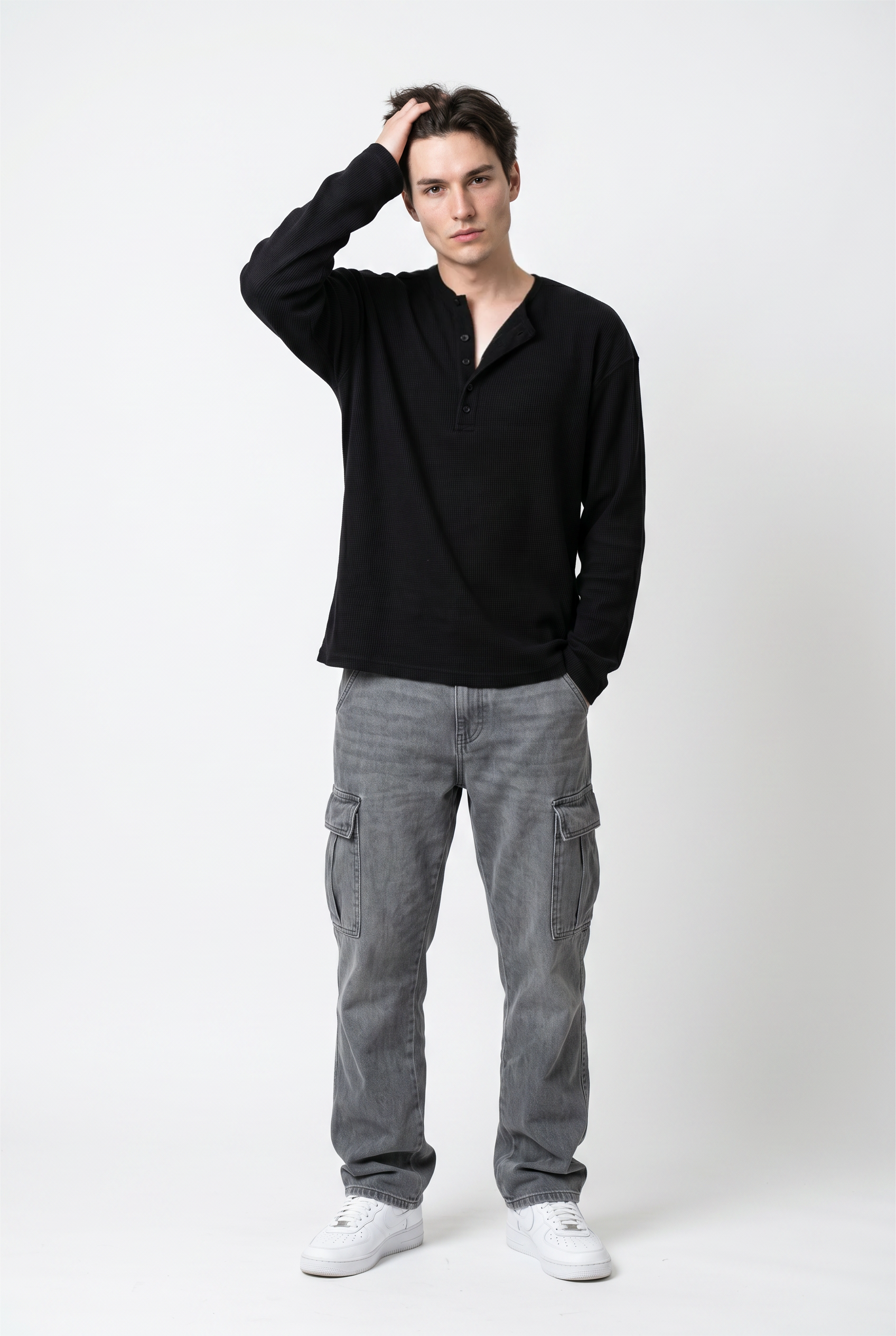 Black Relaxed Graphic Tee