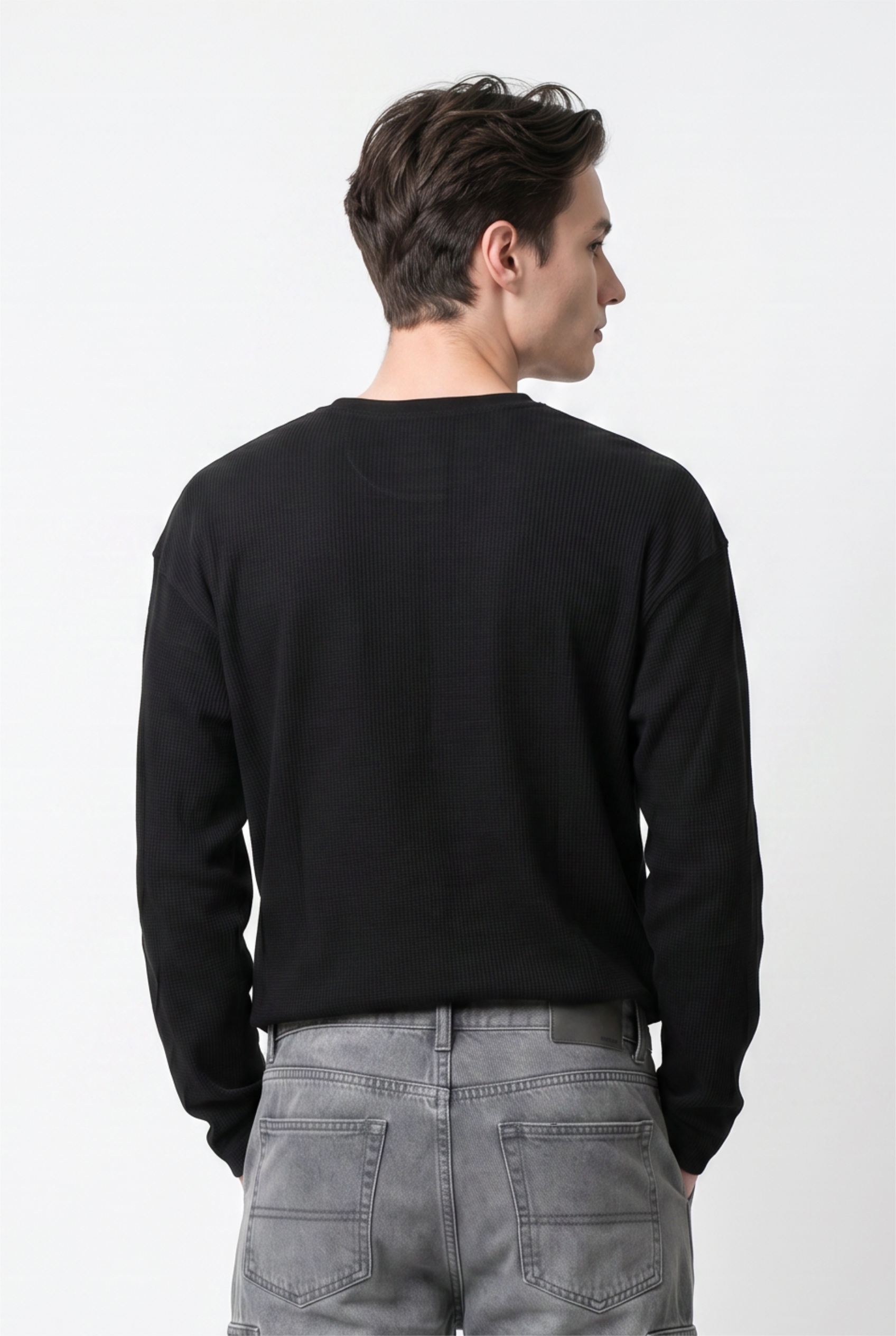 Black Relaxed Graphic Tee