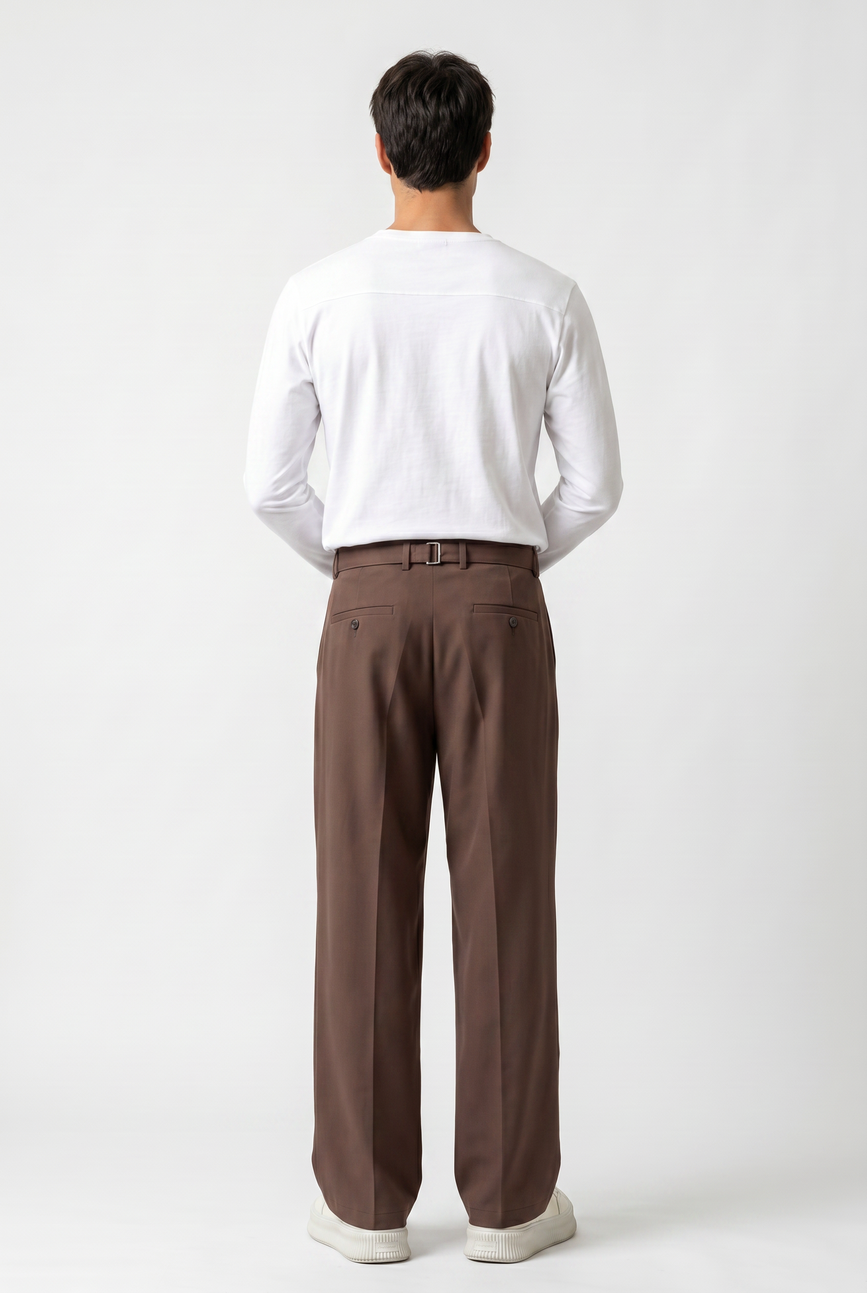 Brown Relaxed Casual Trouser