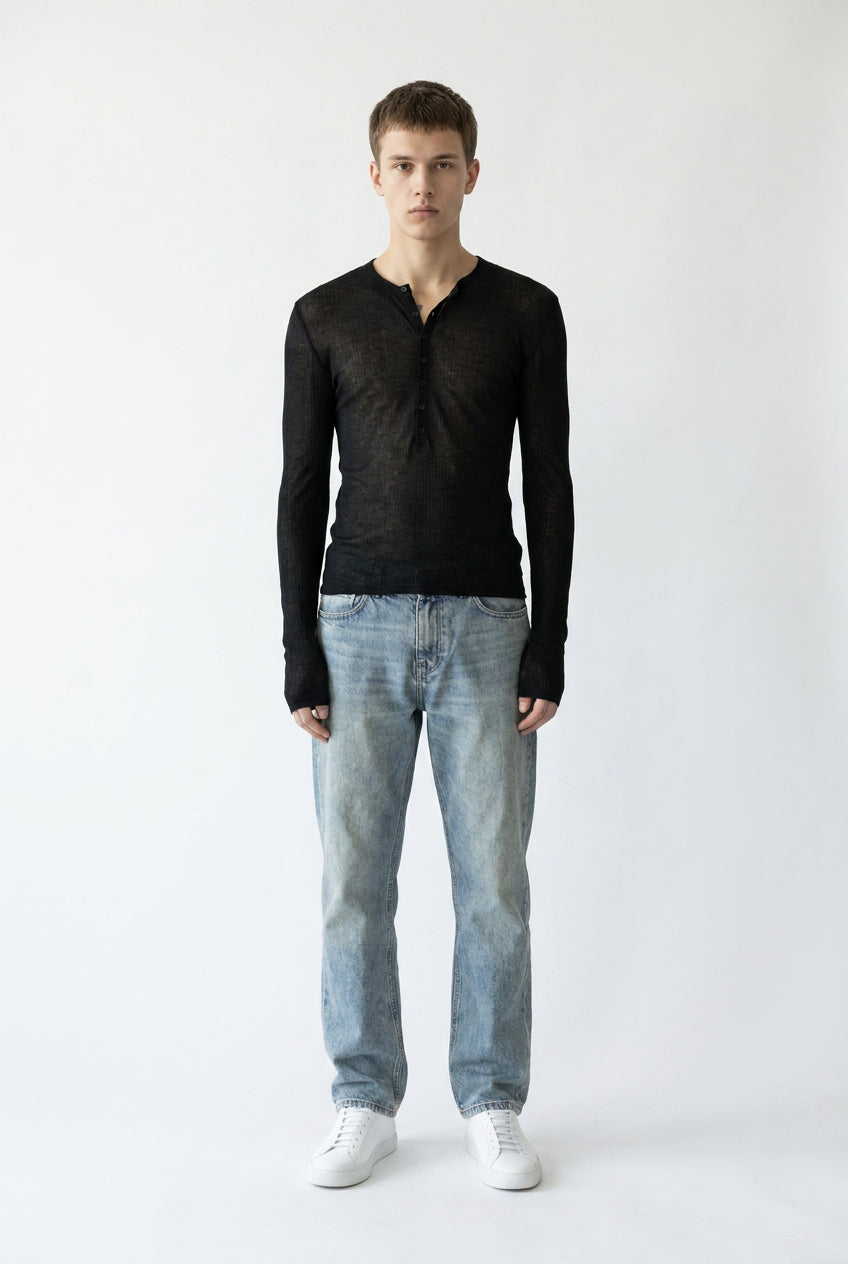 Black Dropped Shoulder Oversized Tee