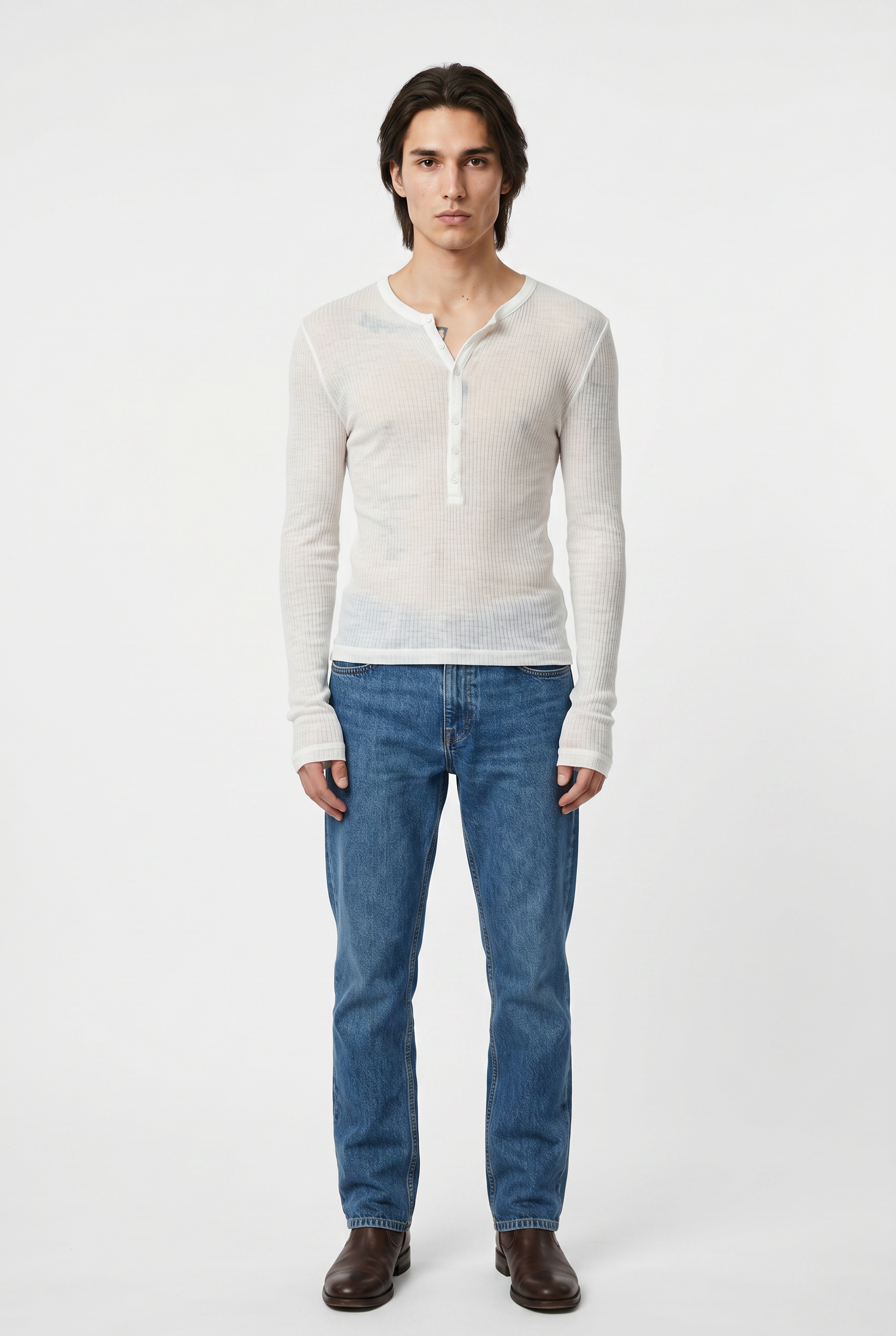 White Clean Oversized T-Shirt