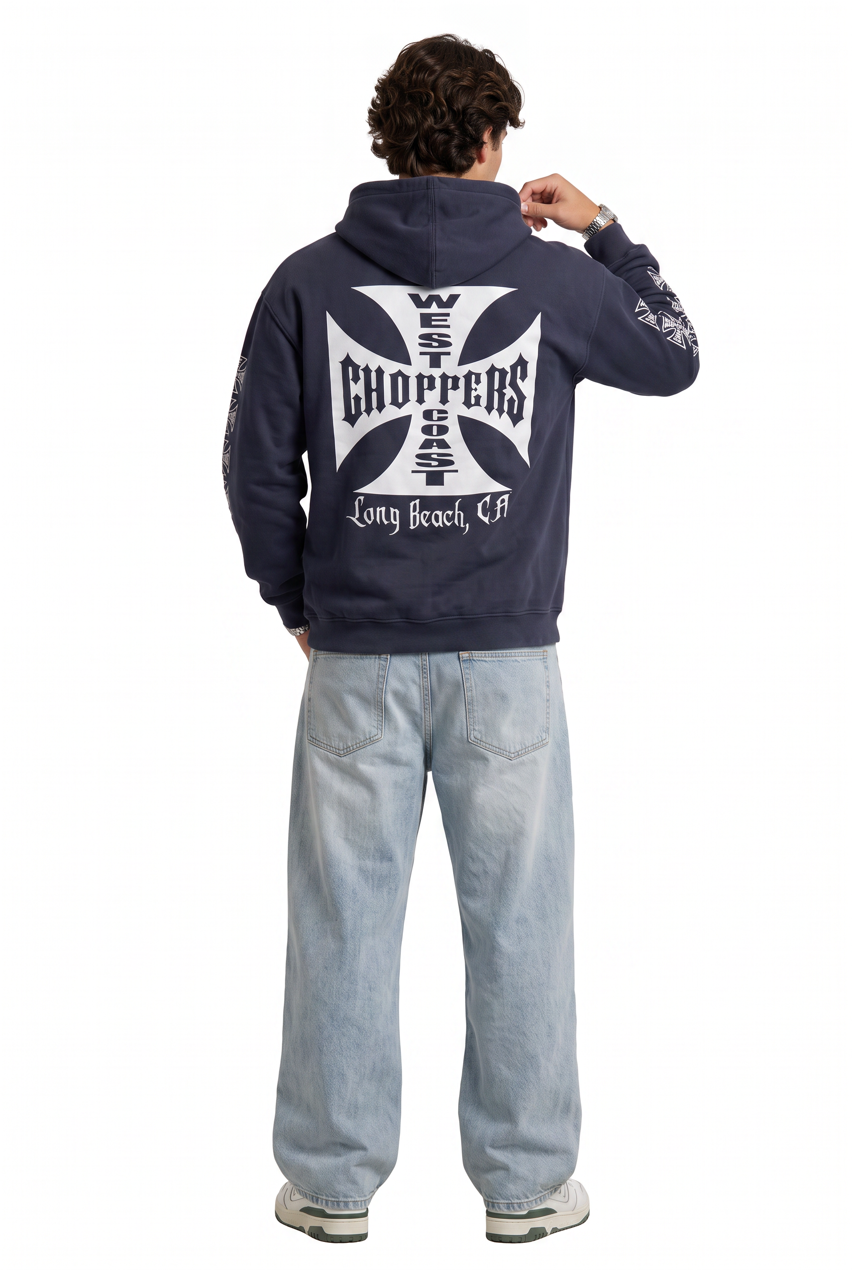 Black Oversized Drawstring Hoodie