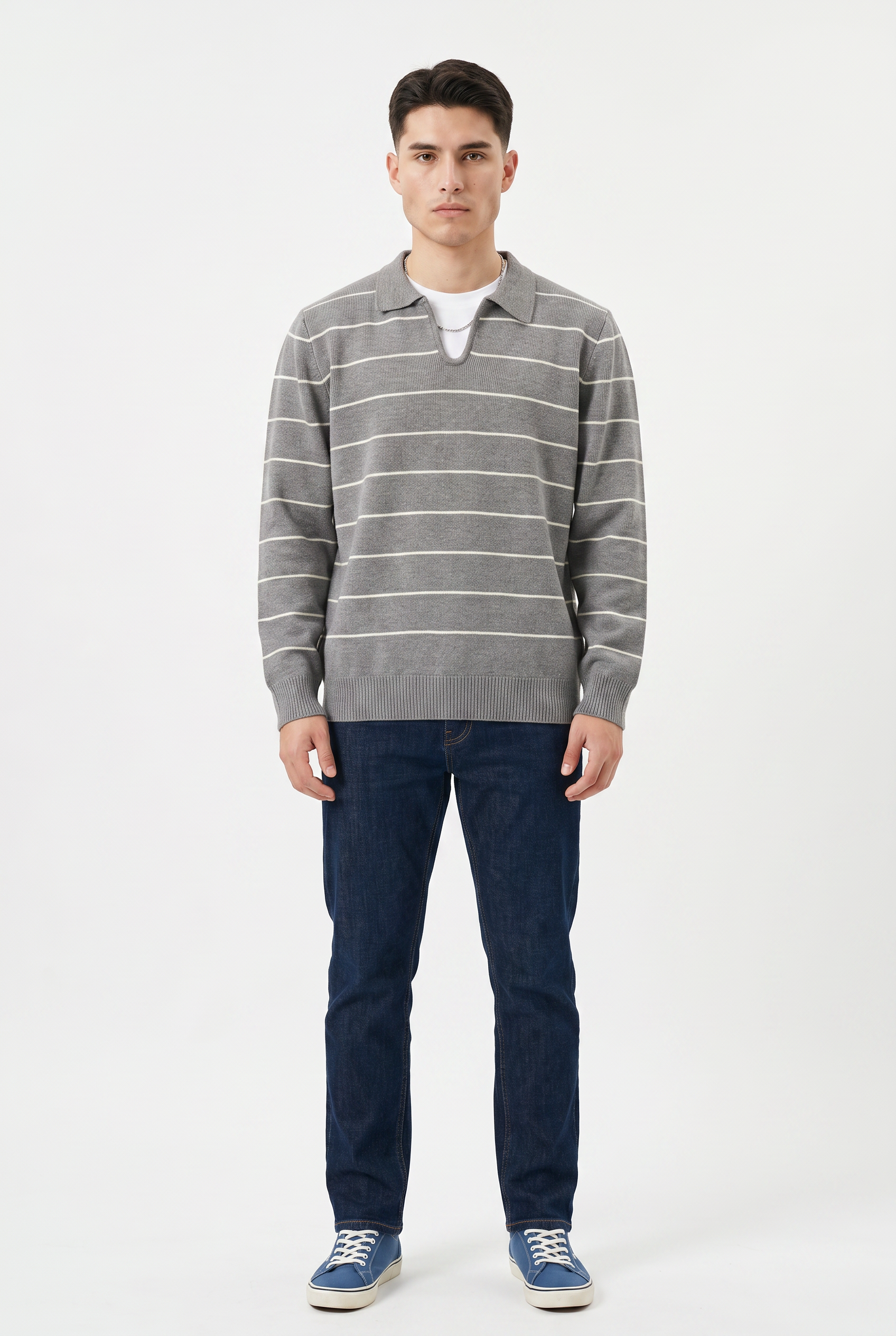 Grey Relaxed Drop Shoulder Tee