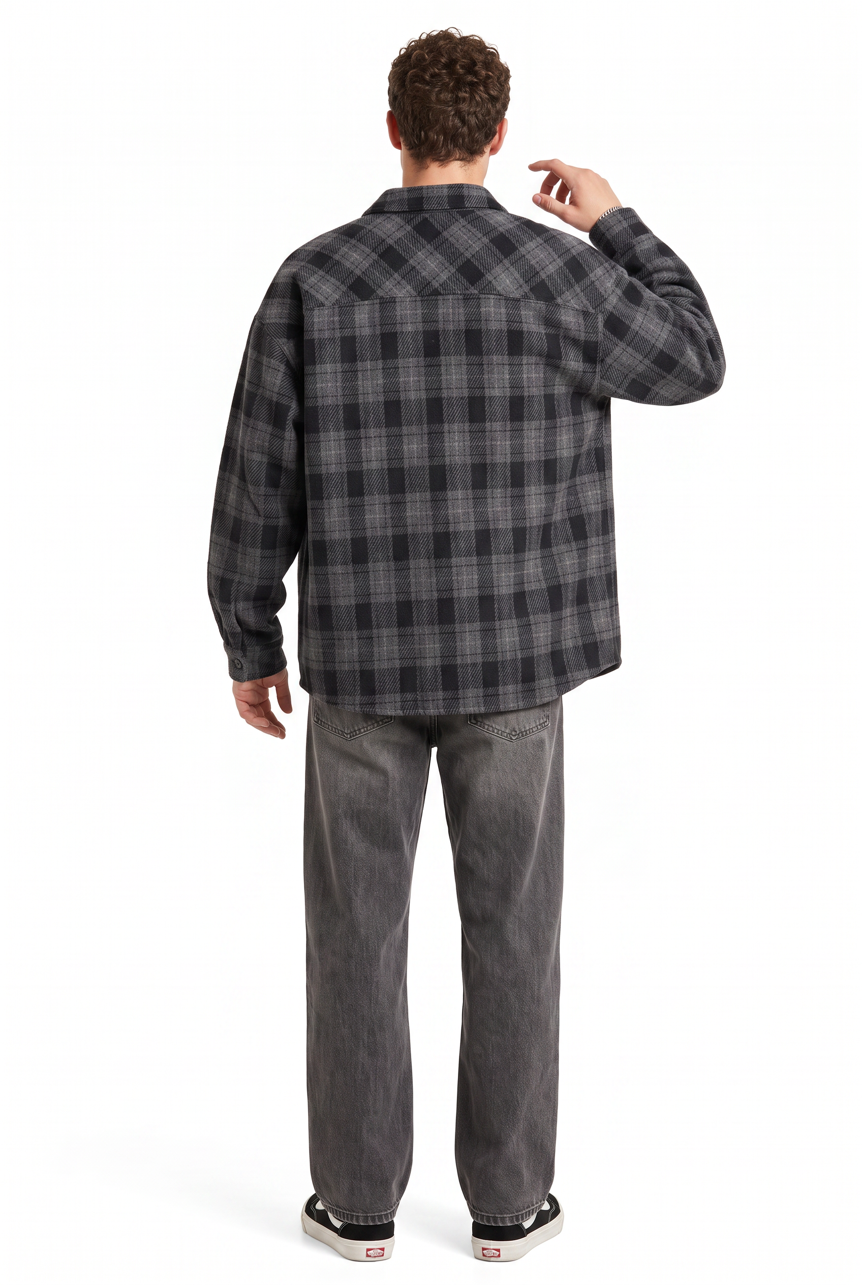 Black Chest Pocket Casual Shirt