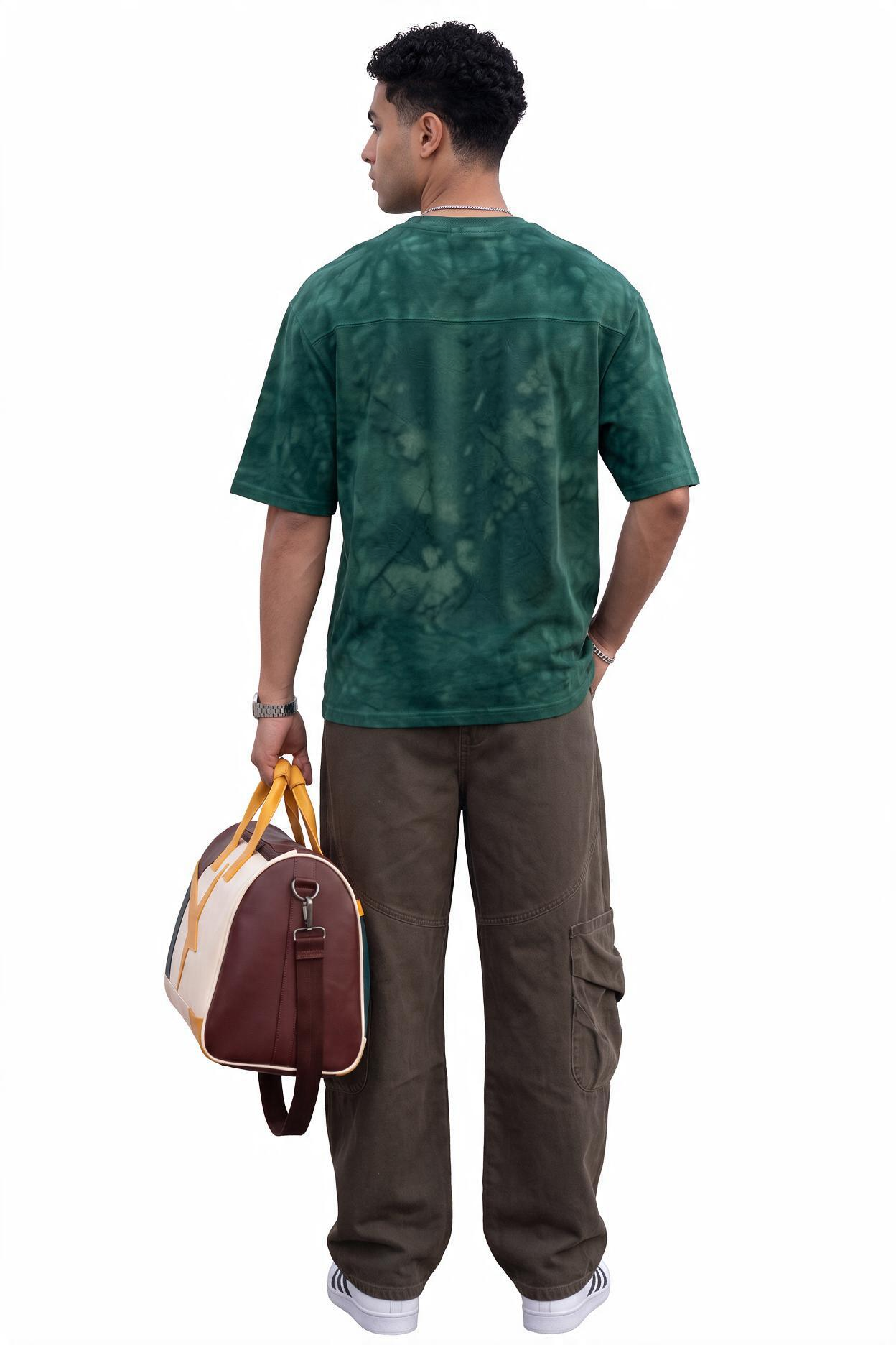 Brown Drawstring Straight Casual Trousers