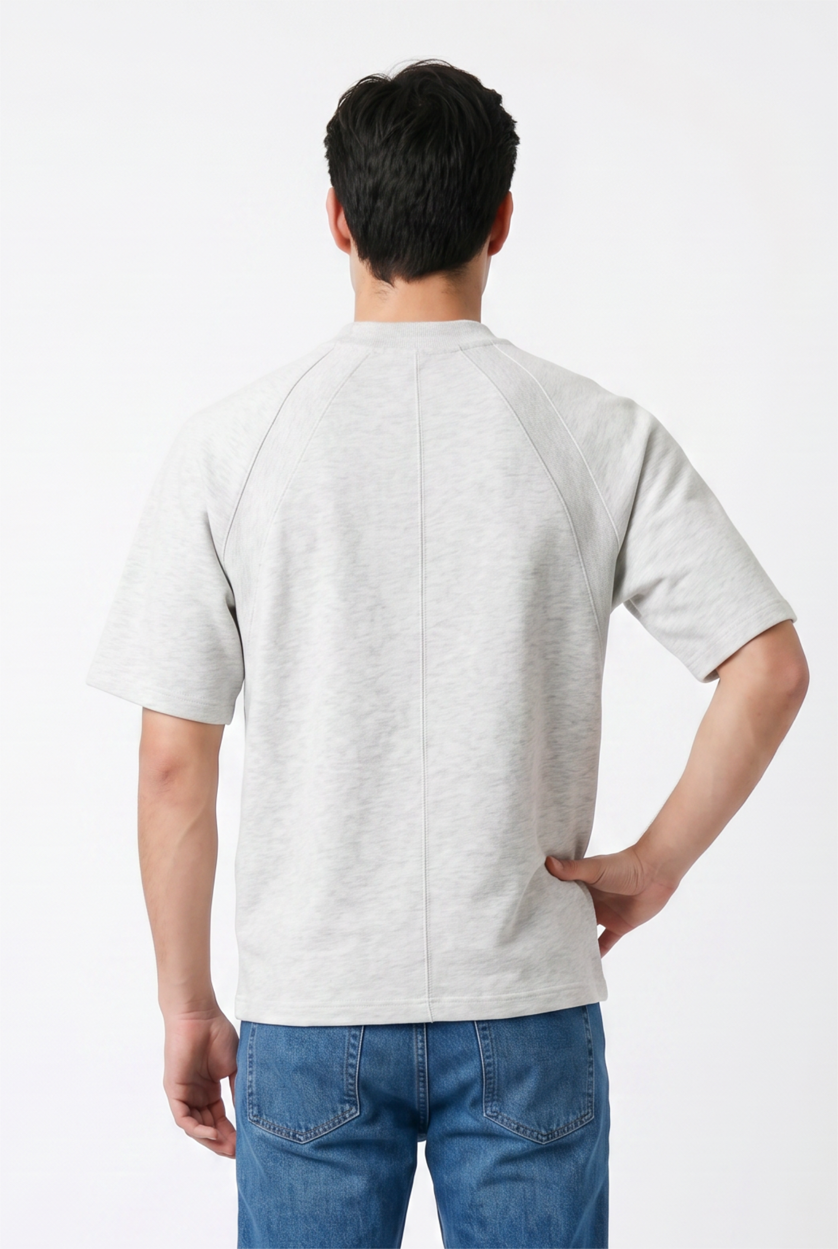 Grey Relaxed Oversized Tee