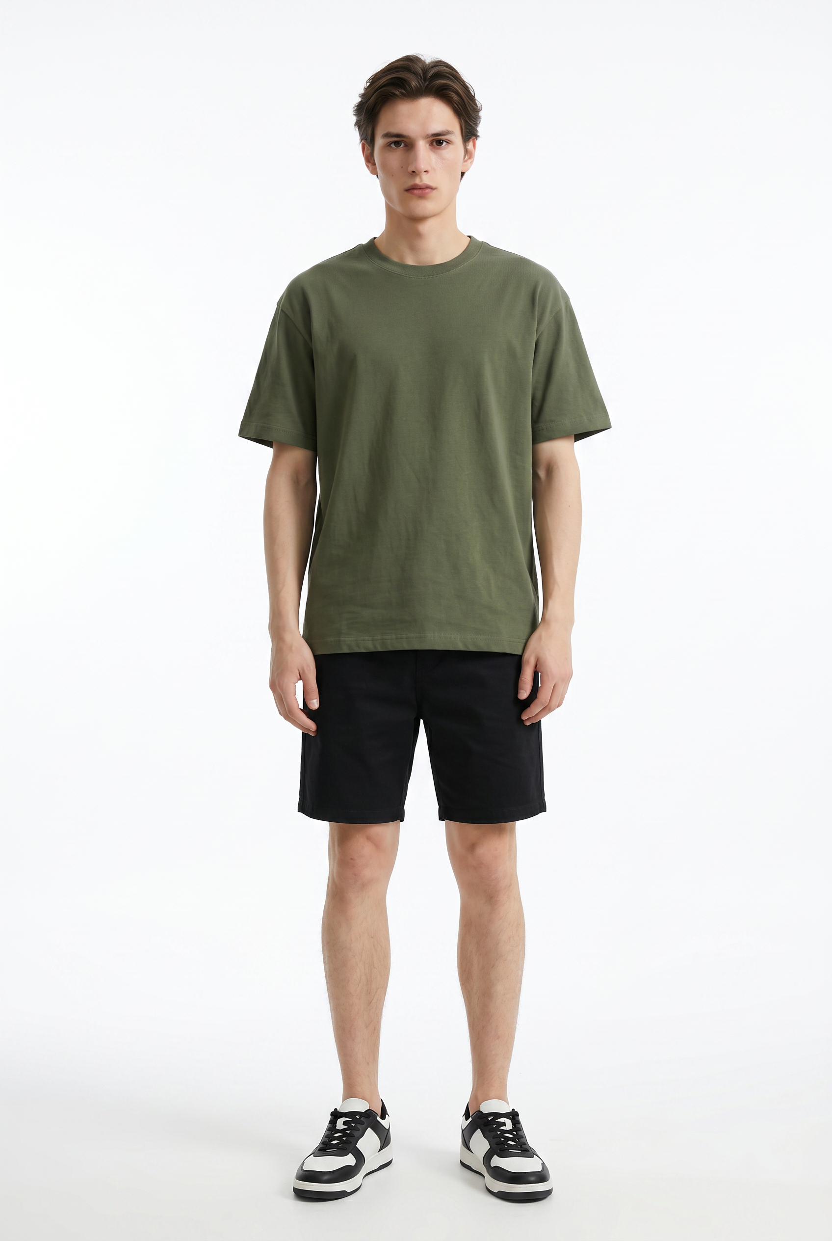 Olive Relaxed Oversized Tee
