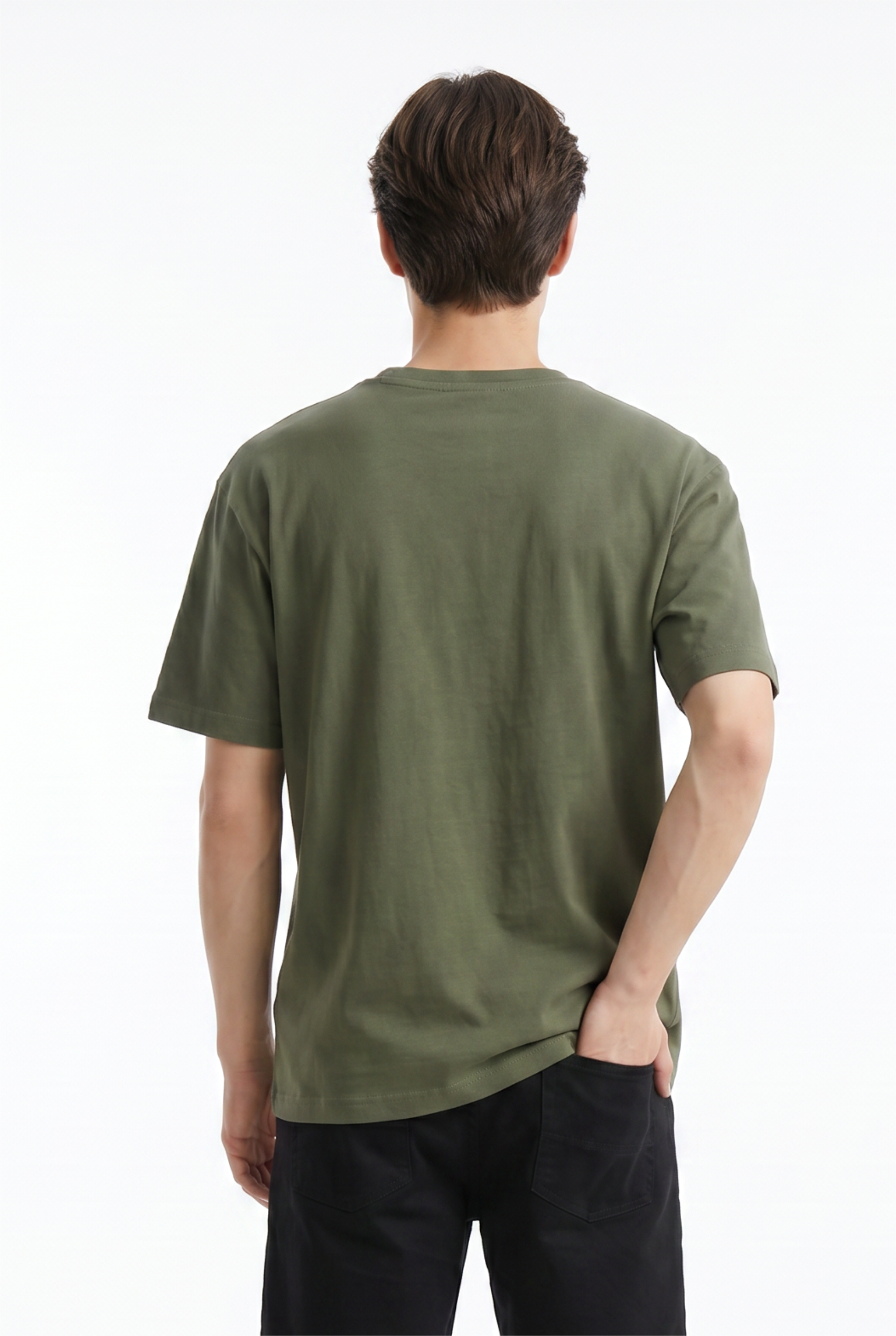 Olive Relaxed Oversized Tee