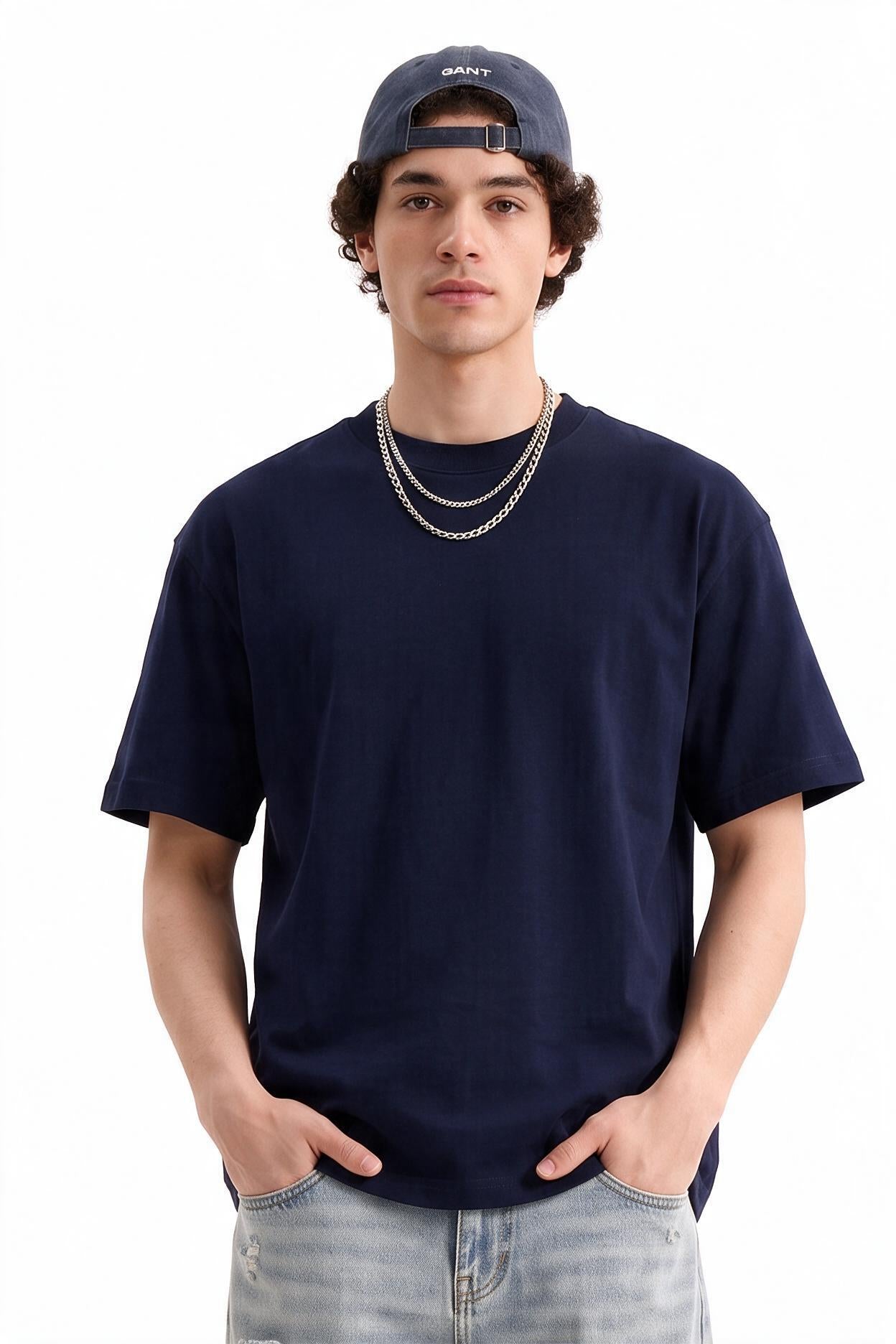 Yellow Oversized Drop Shoulder Tee