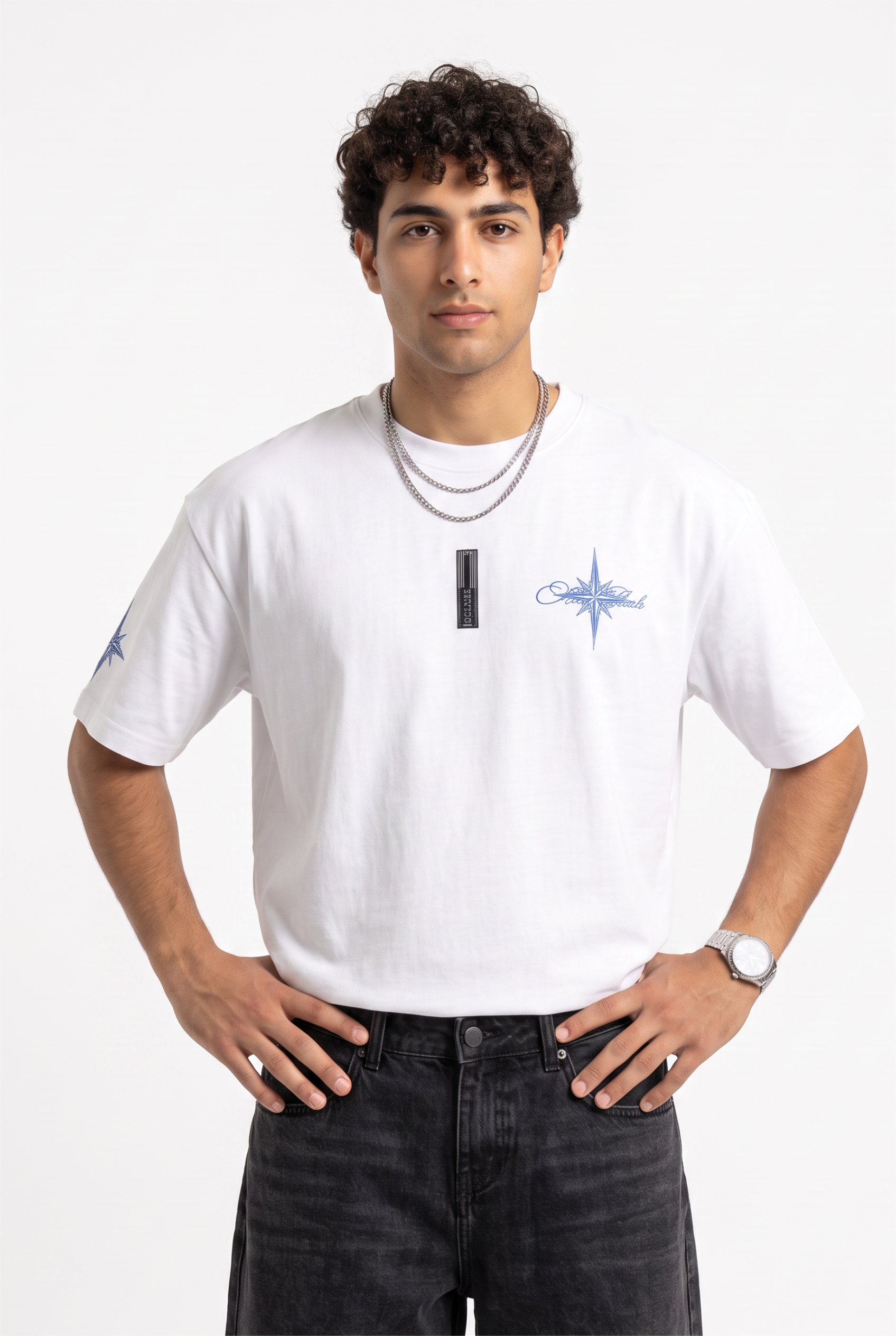 White Crew Neck Essential Tee