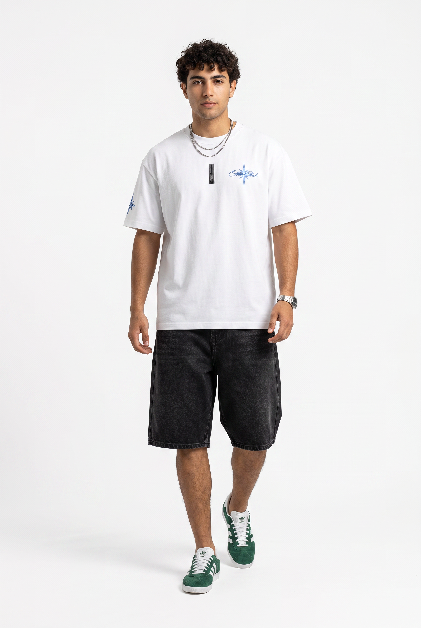 White Crew Neck Essential Tee