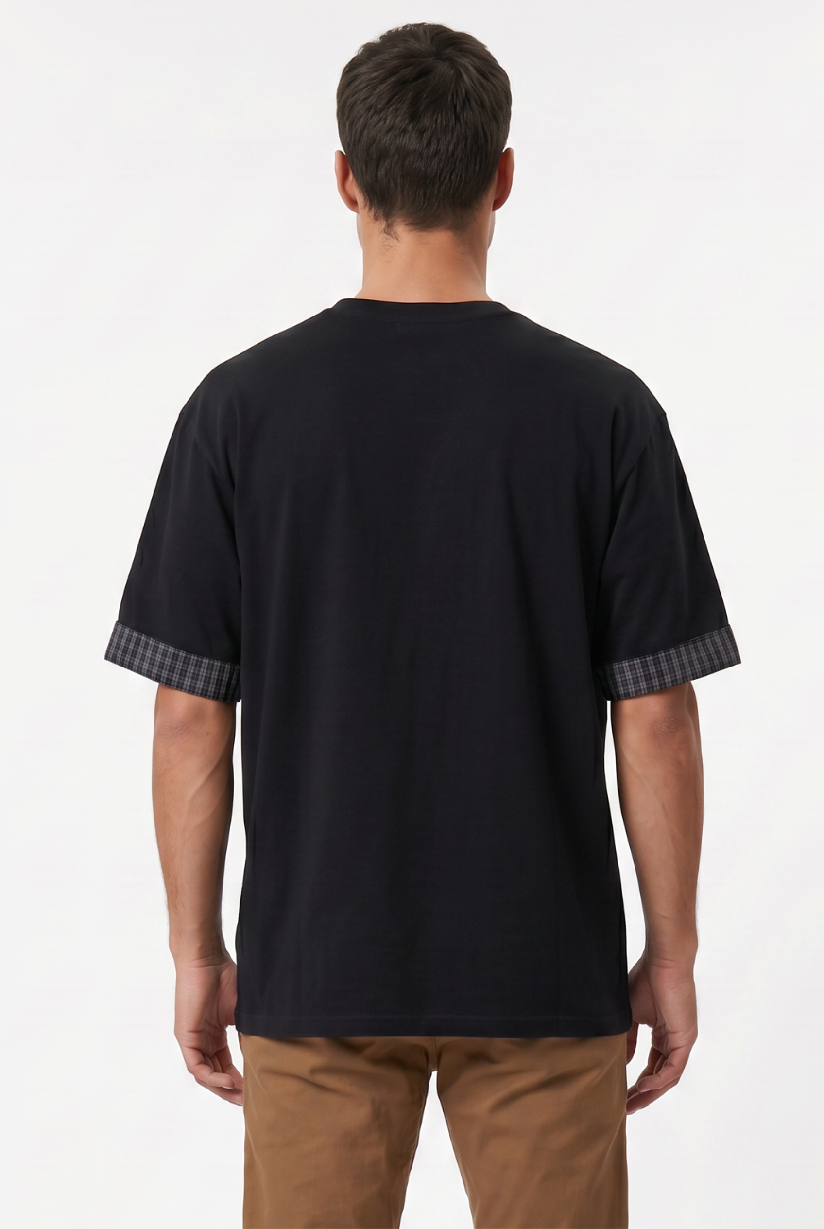 Black Relaxed Oversized Tee