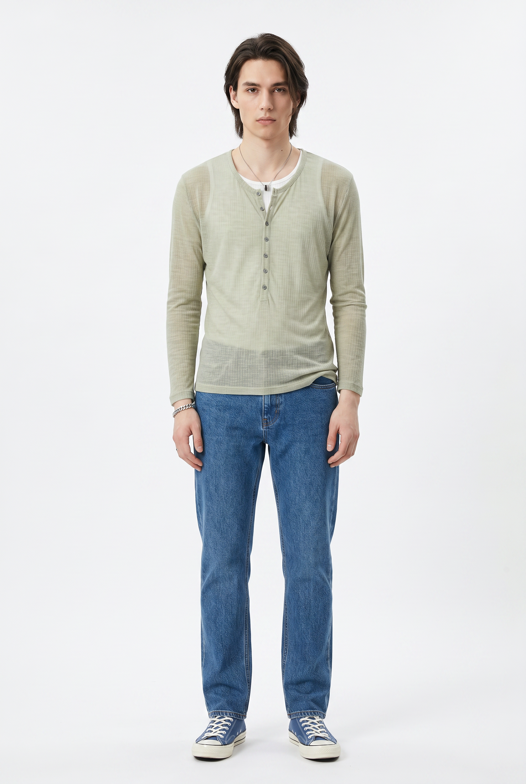 Green Relaxed Oversized Tee