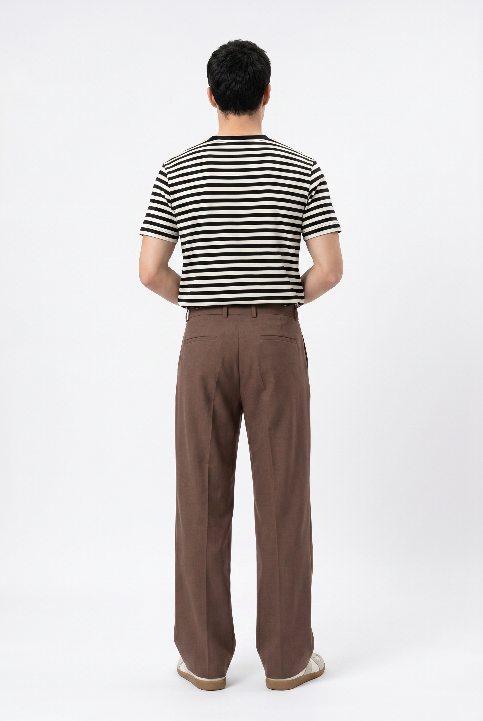 Brown Relaxed Casual Trouser
