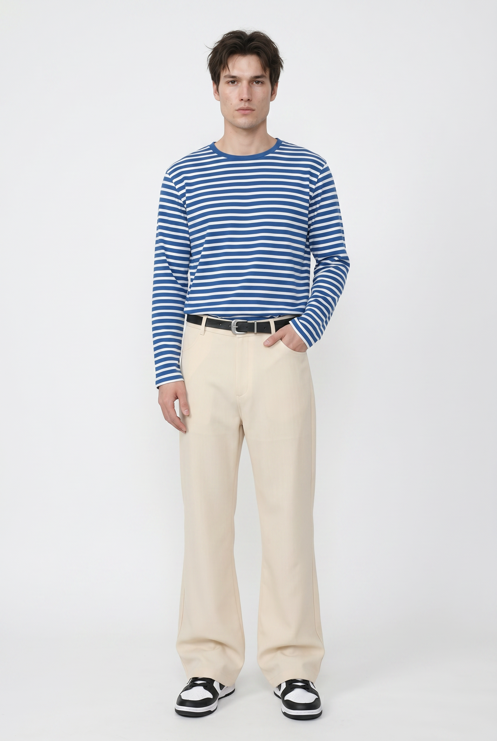 Cream Relaxed Casual Trouser