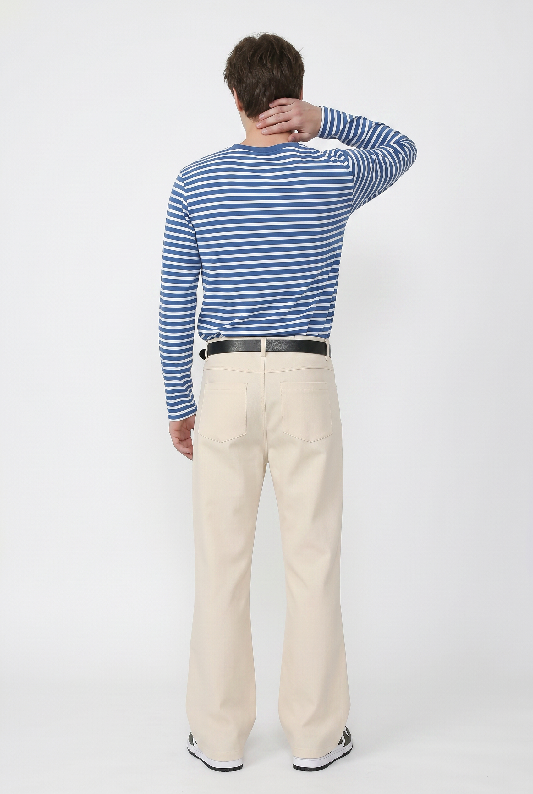 Cream Relaxed Casual Trouser