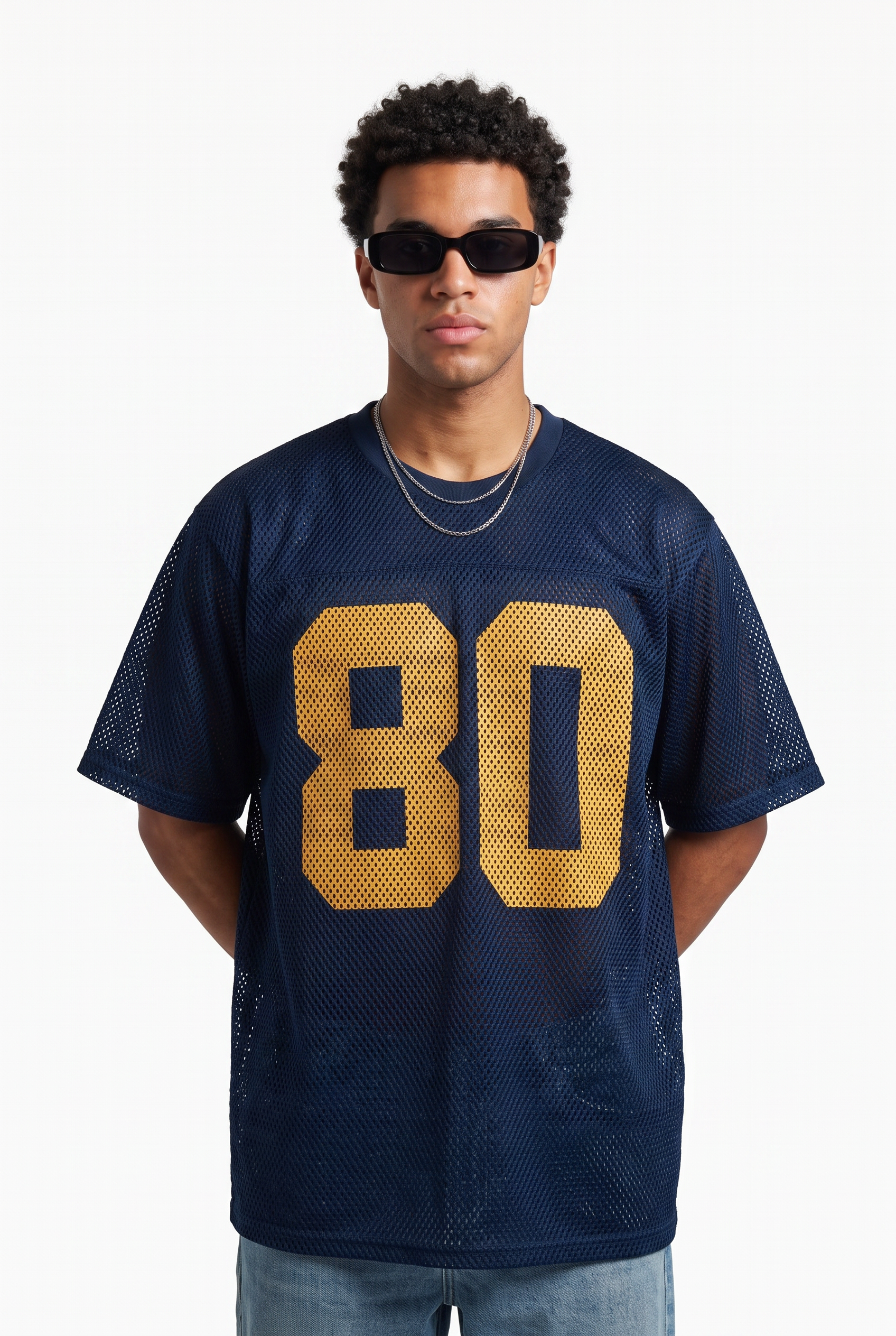 Sky Blue Chest Pocket Crew Tee