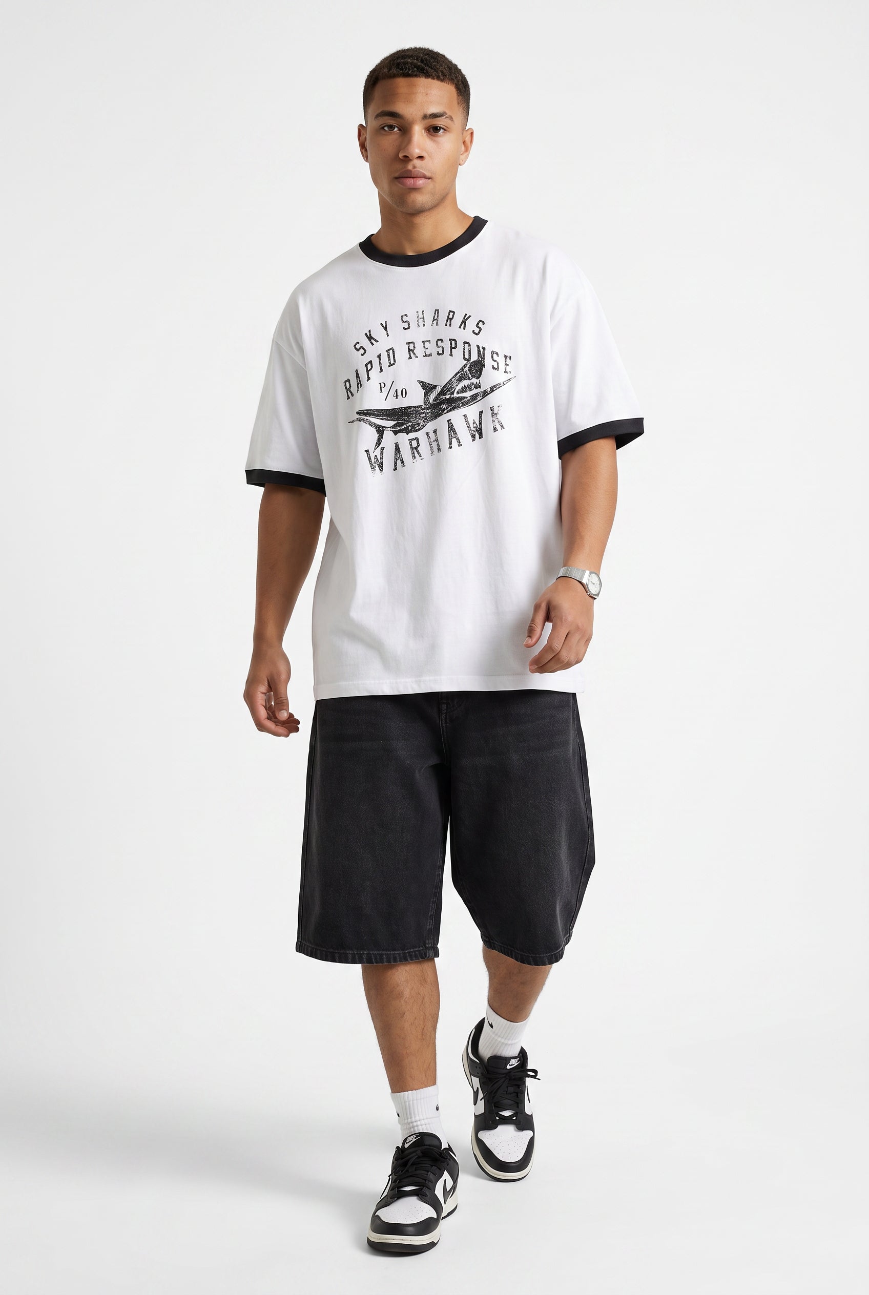 White Crew Neck Essential Tee