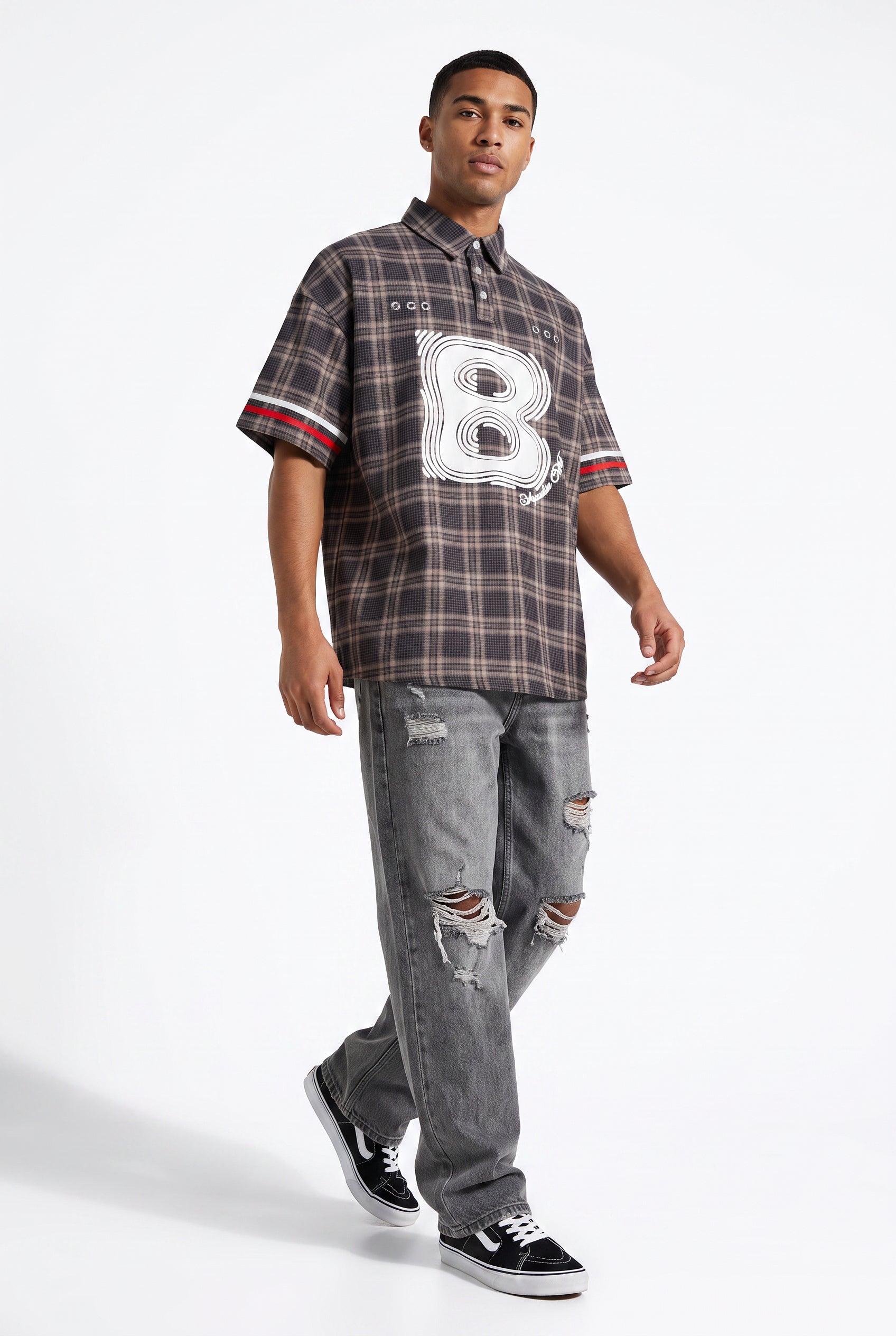 Black Dropped Shoulder Oversized Tee