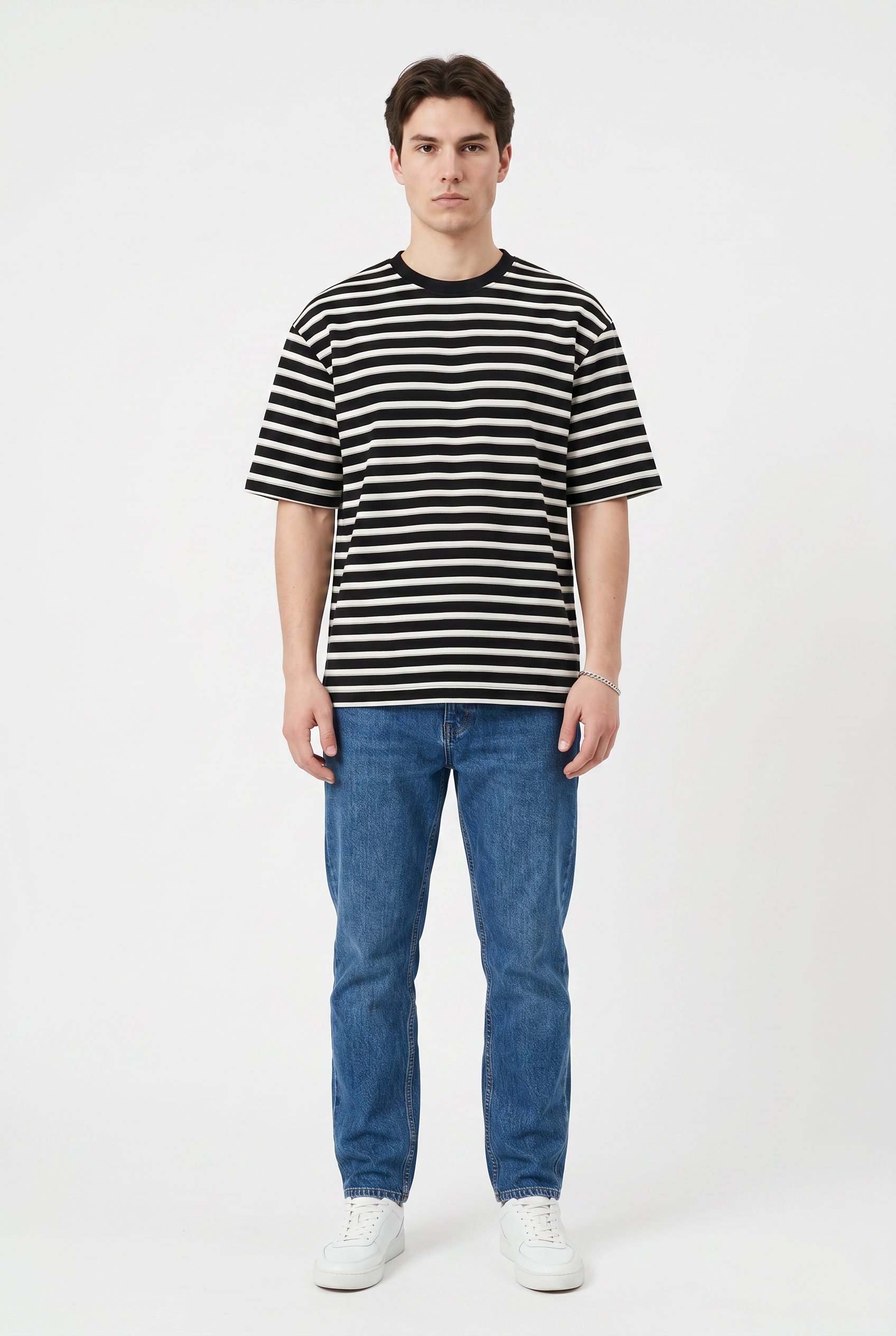 Black Relaxed Oversized Tee