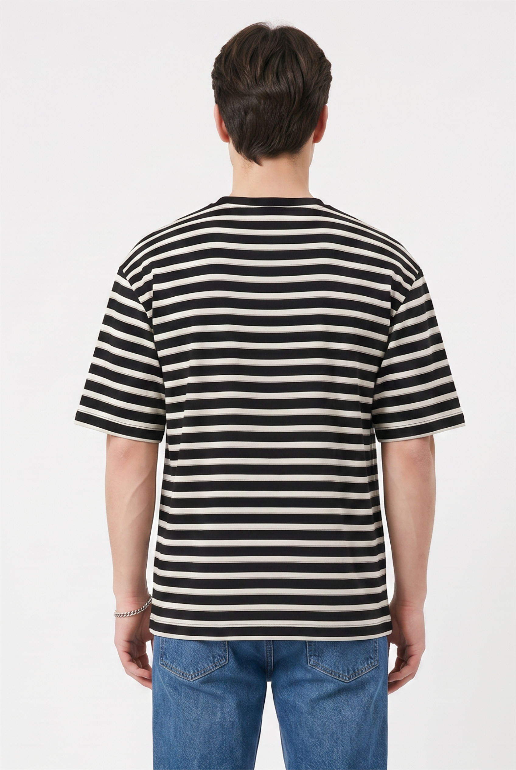 Black Relaxed Oversized Tee