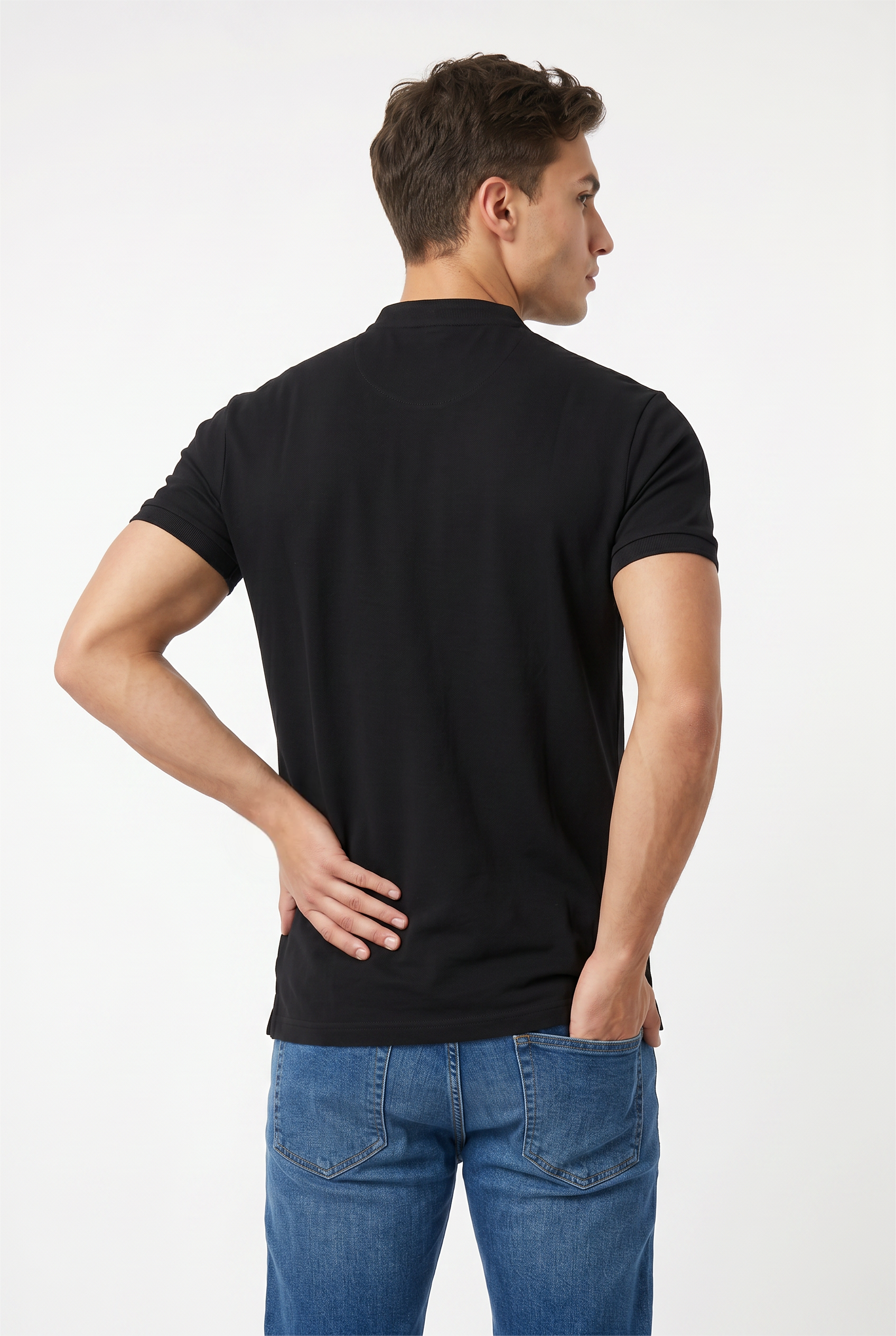 Black Relaxed Oversized Tee