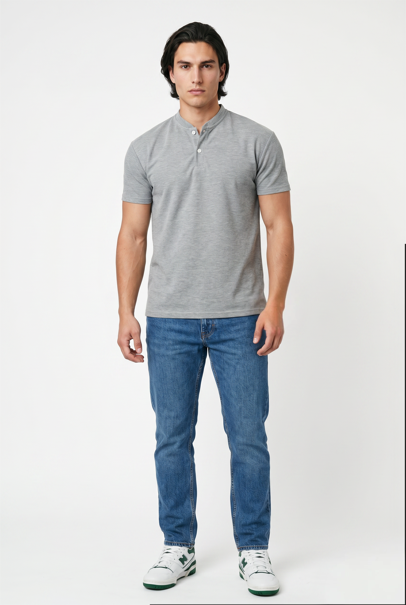 Blue Relaxed Oversized T-Shirt