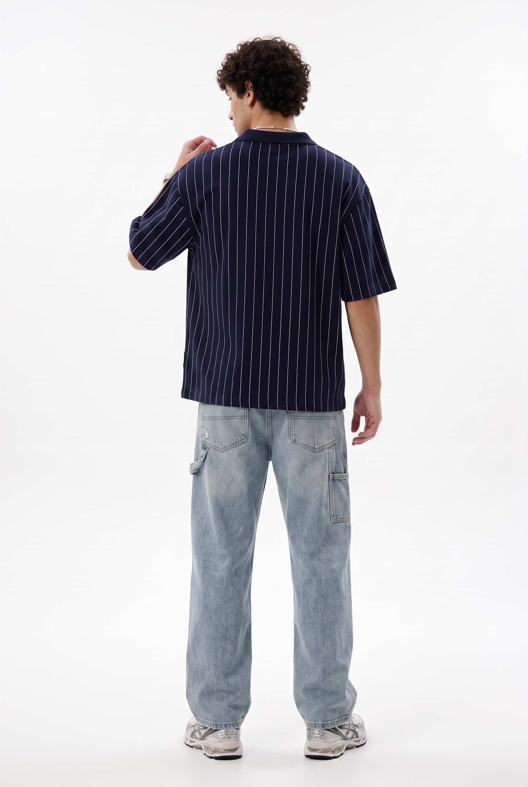 Black Dropped Shoulder Oversized Tee