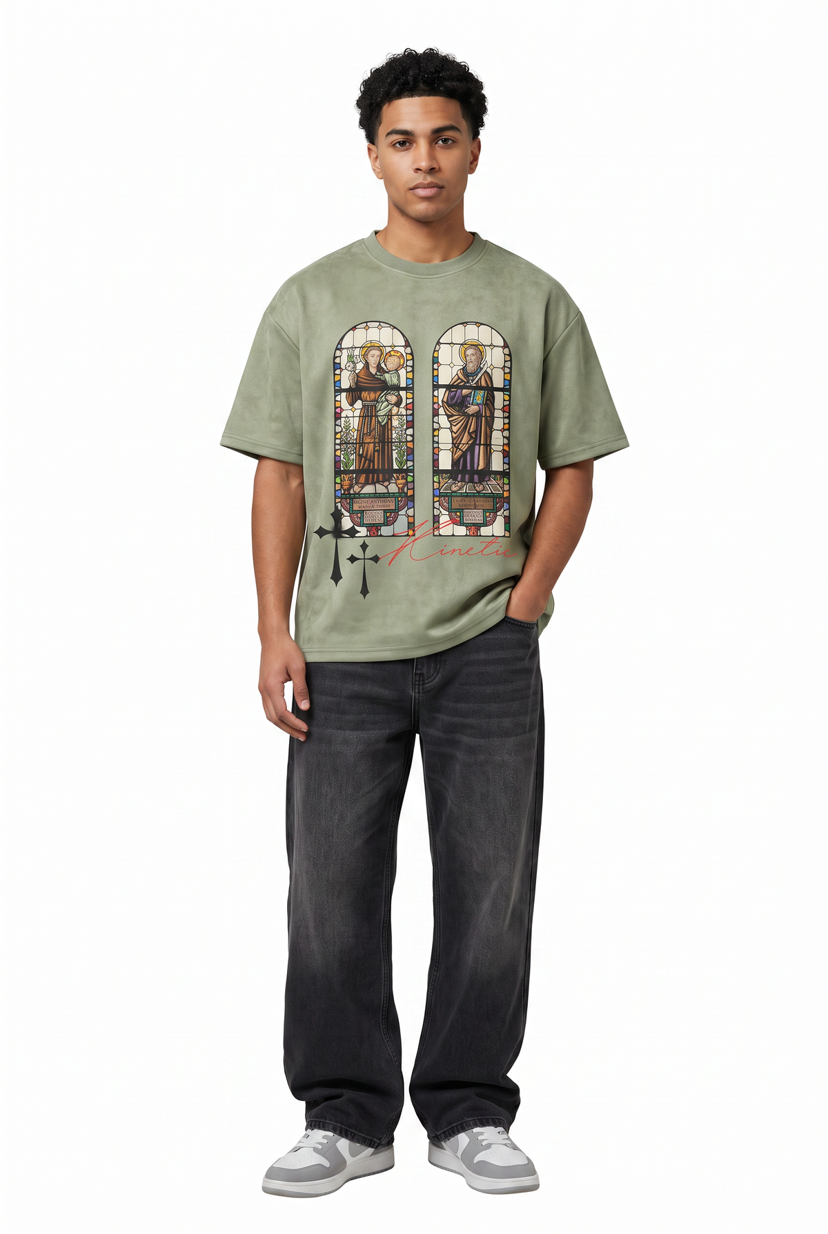 Washed Sage Graphic T-Shirt