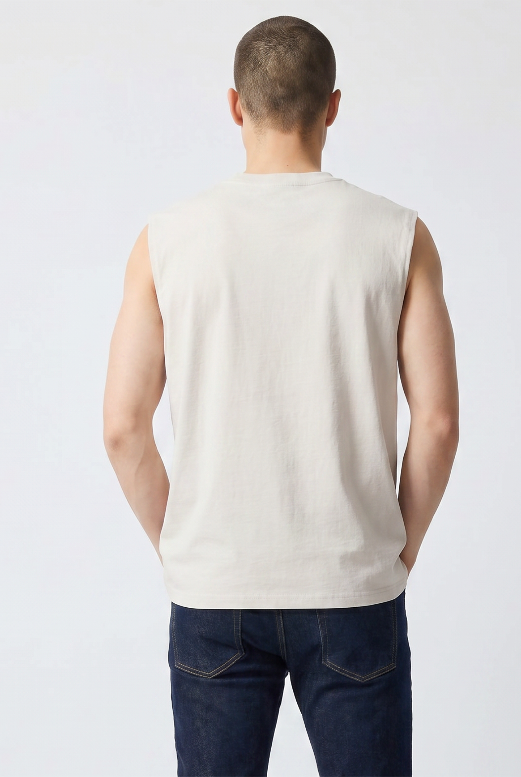 Cream Relaxed Oversized T-Shirt