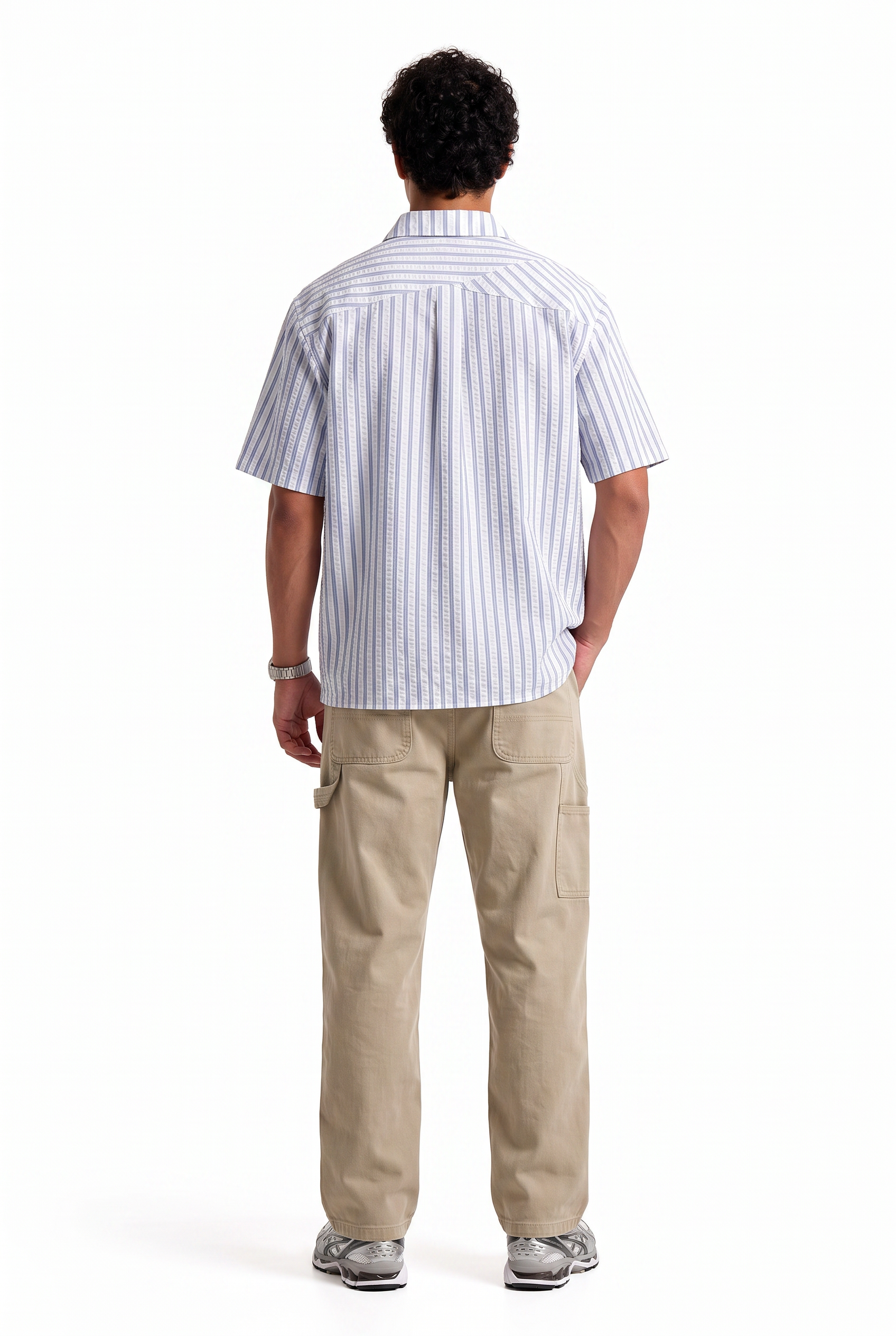 Sky Blue Chest Pocket Casual Shirt