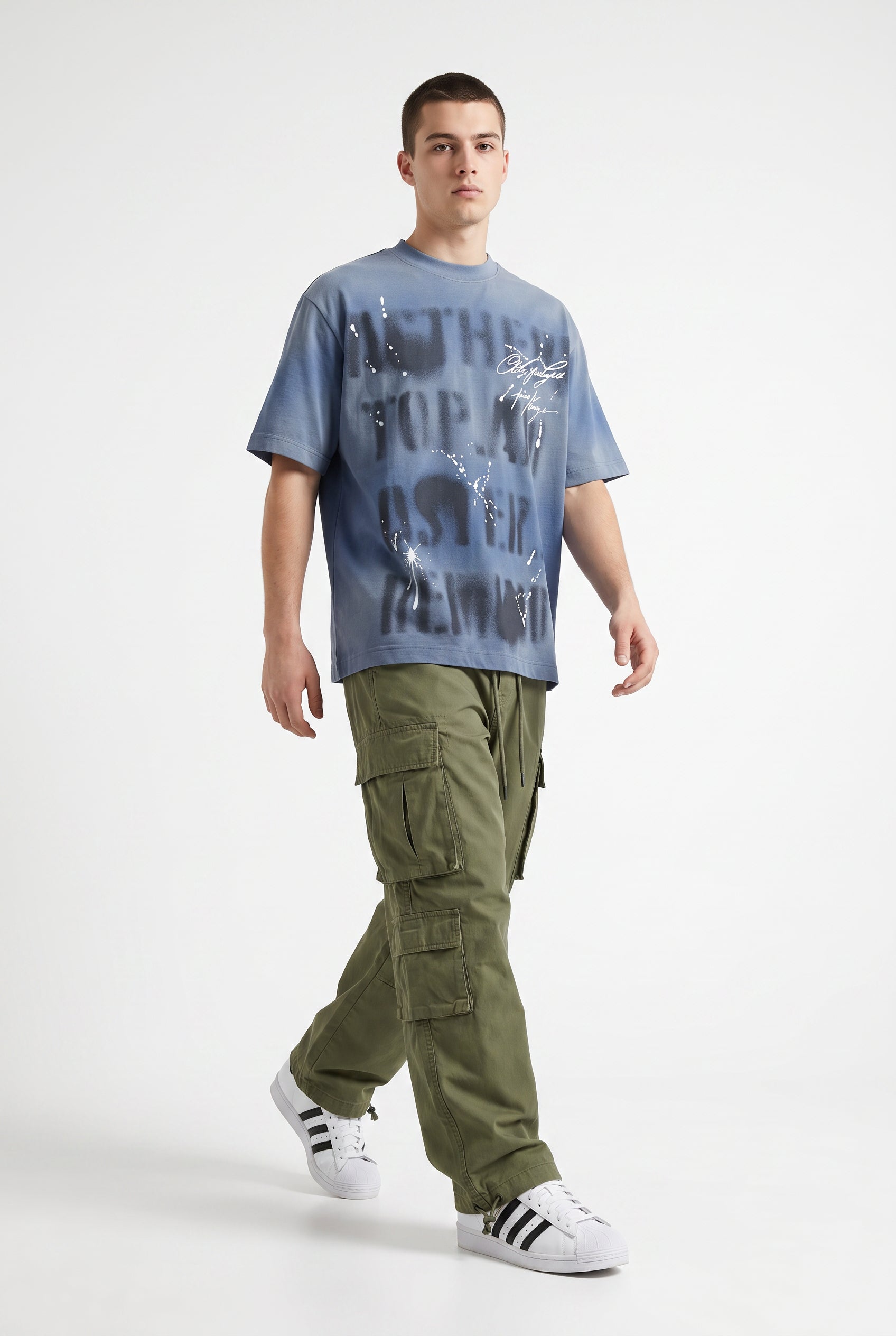 Sky Blue Chest Pocket Tee