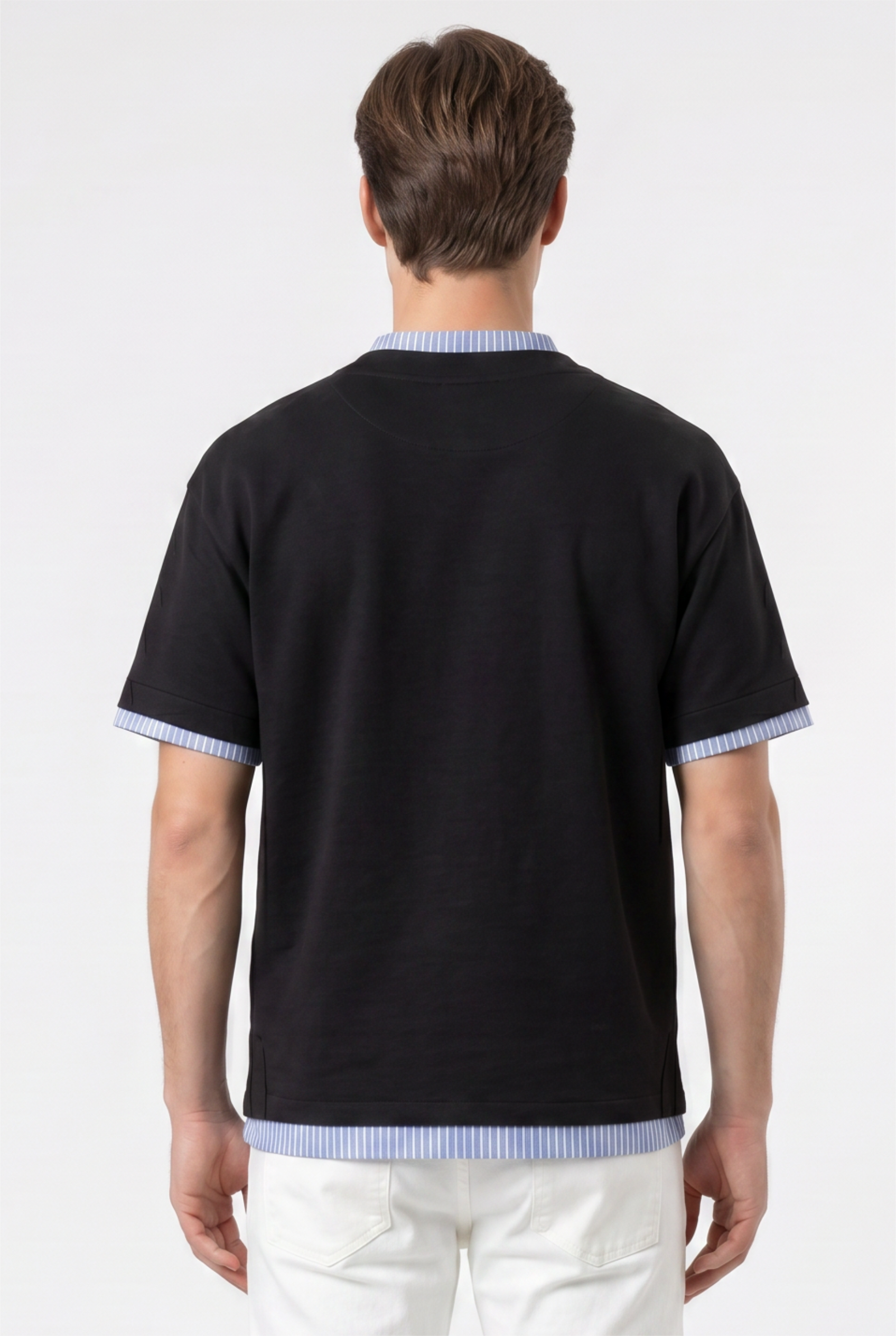 Black Relaxed Oversized Tee