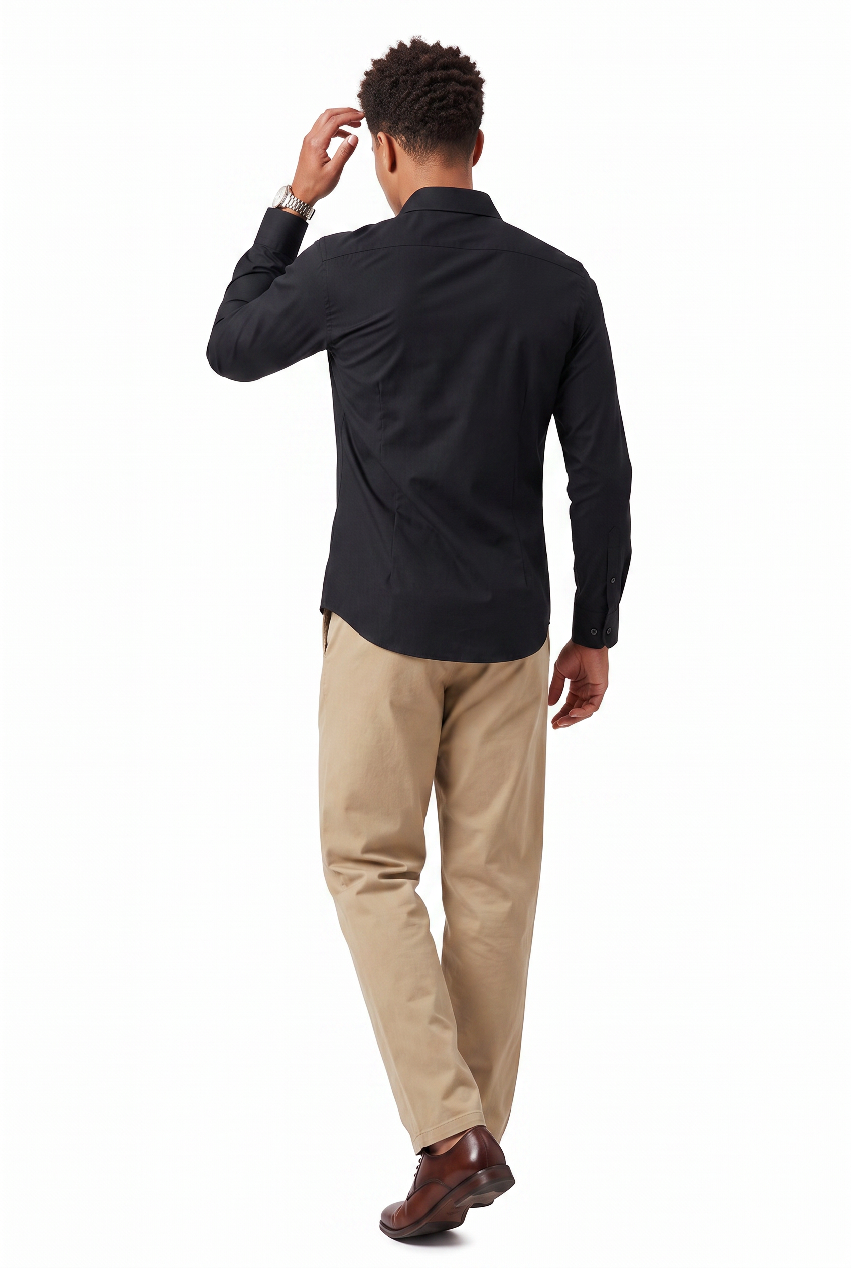 Black Slim Formal Shirt