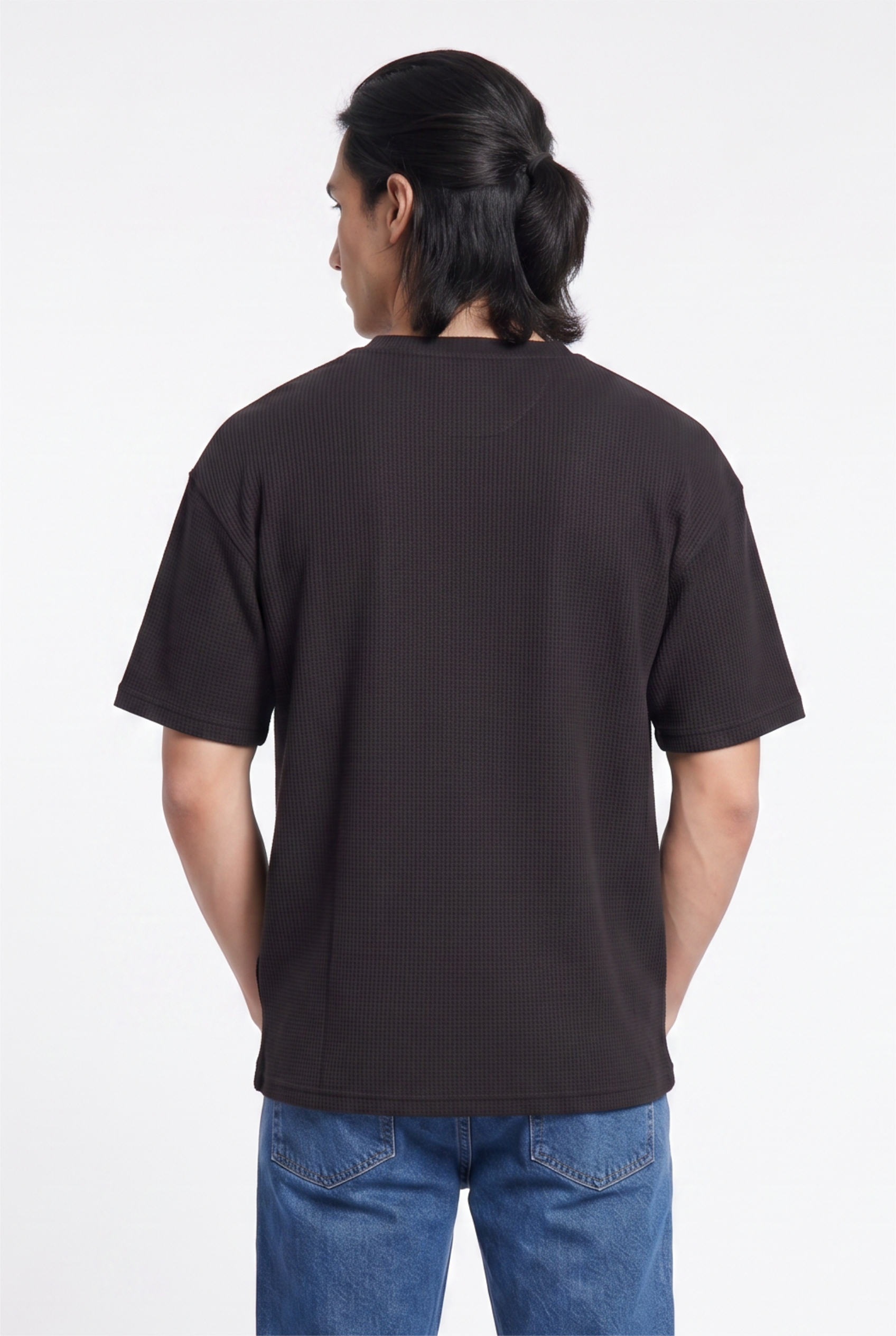 Black Relaxed Oversized Tee