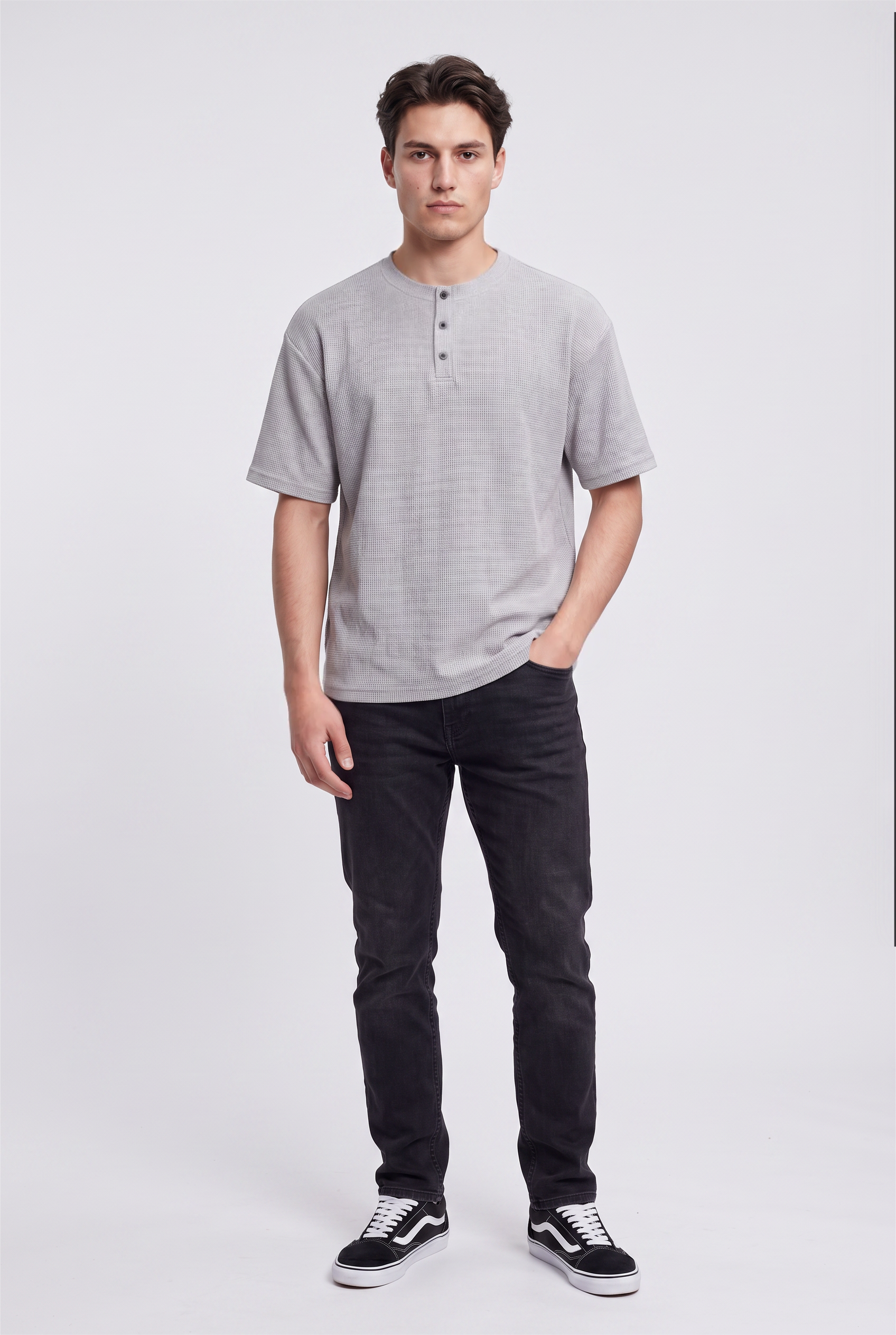 Grey Relaxed Oversized Tee