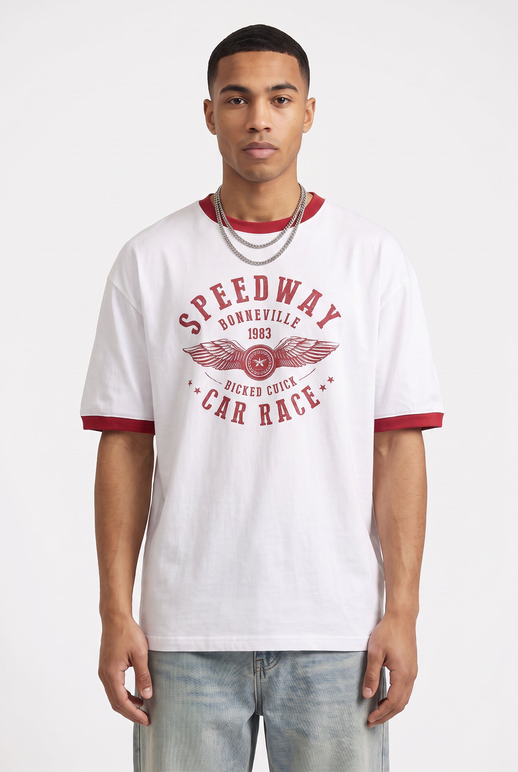 White Crew Neck Essential Tee