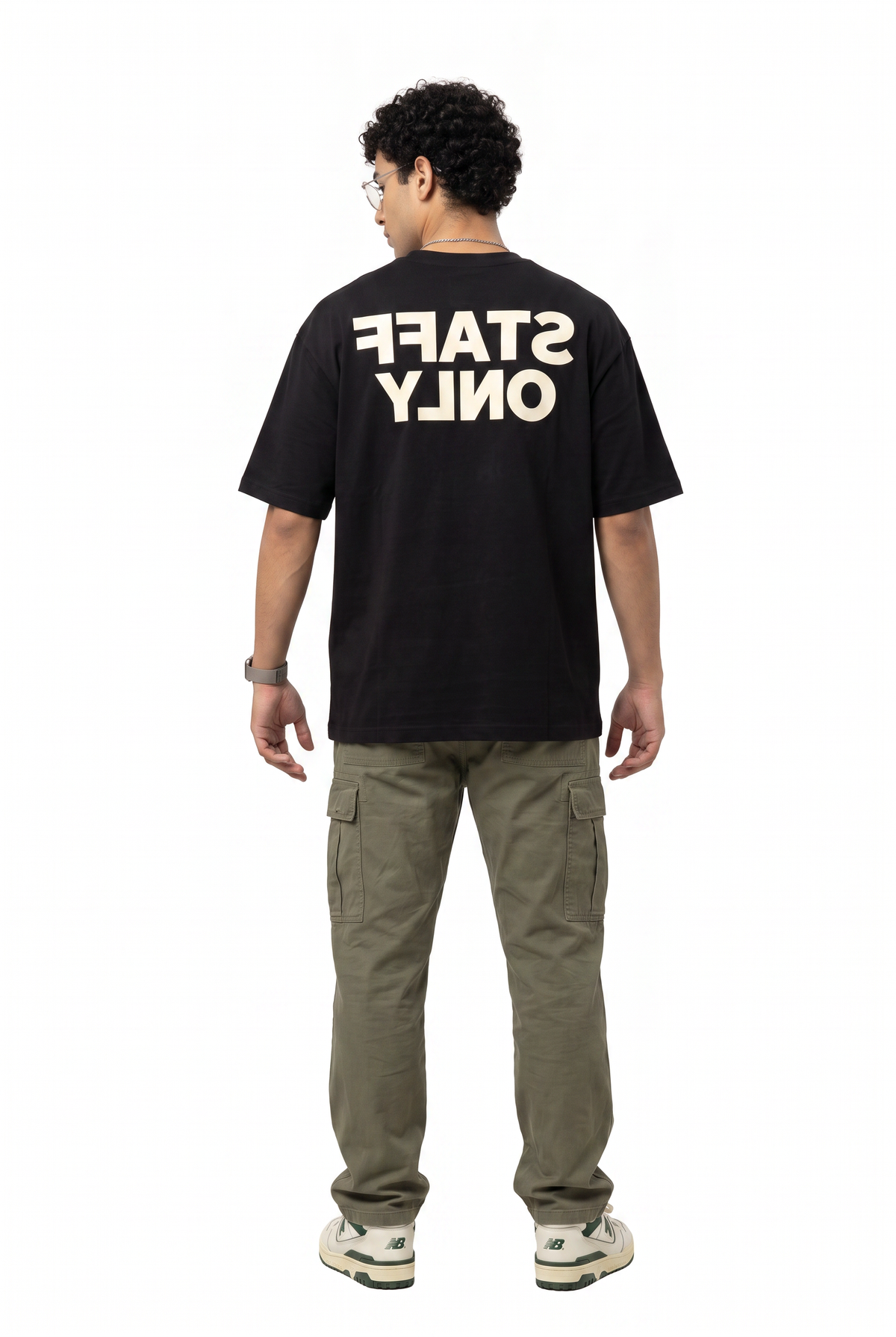 Oversized Black Graphic T-Shirt