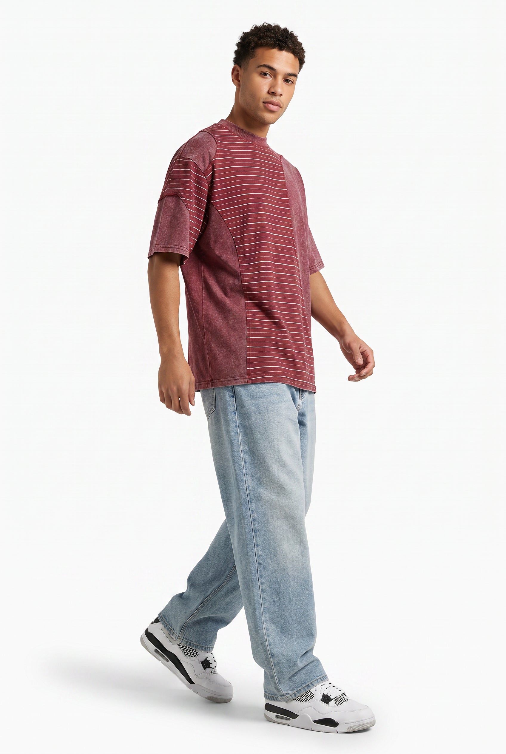 Red Round Neck Essential Tee