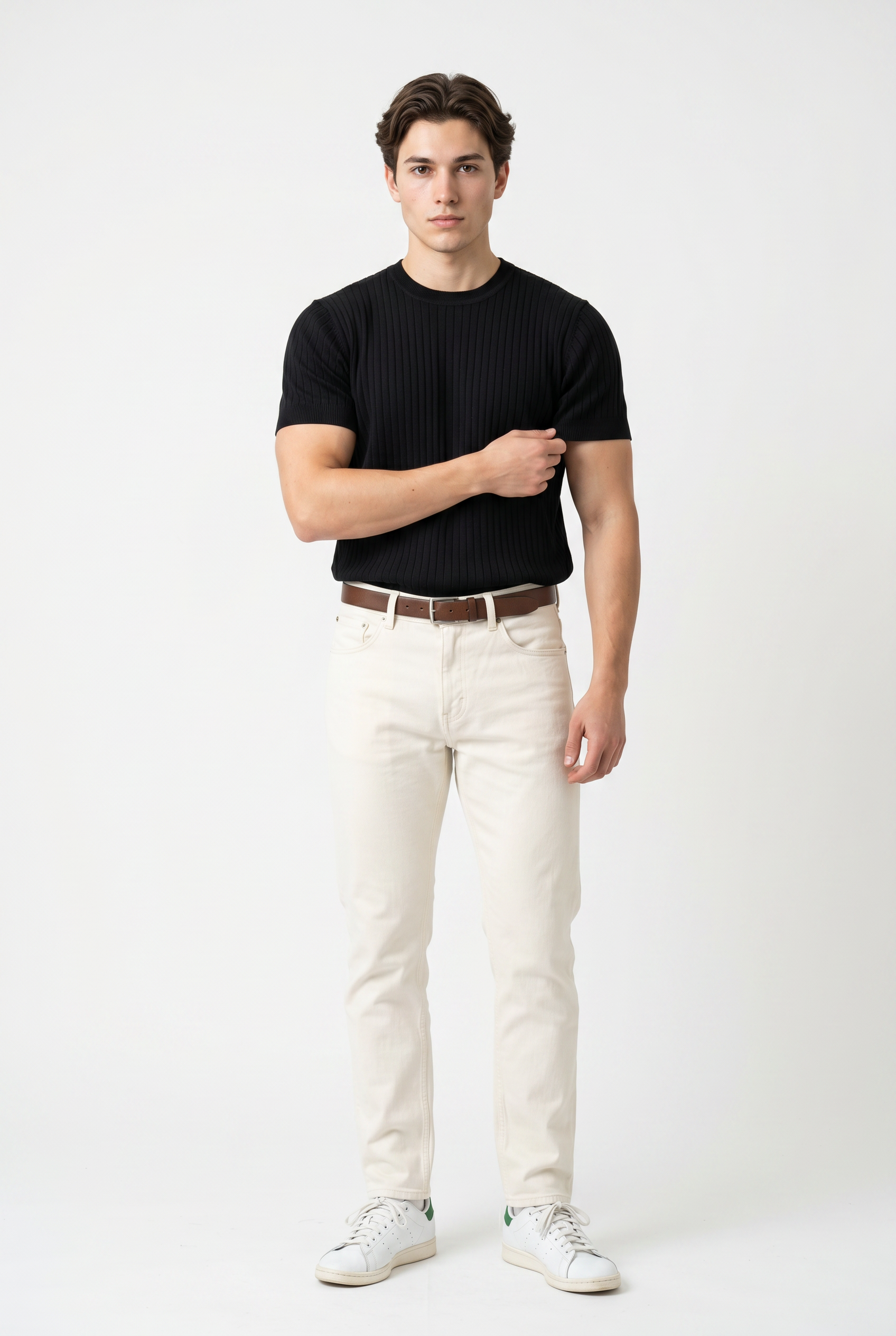 Black Relaxed Graphic Tee